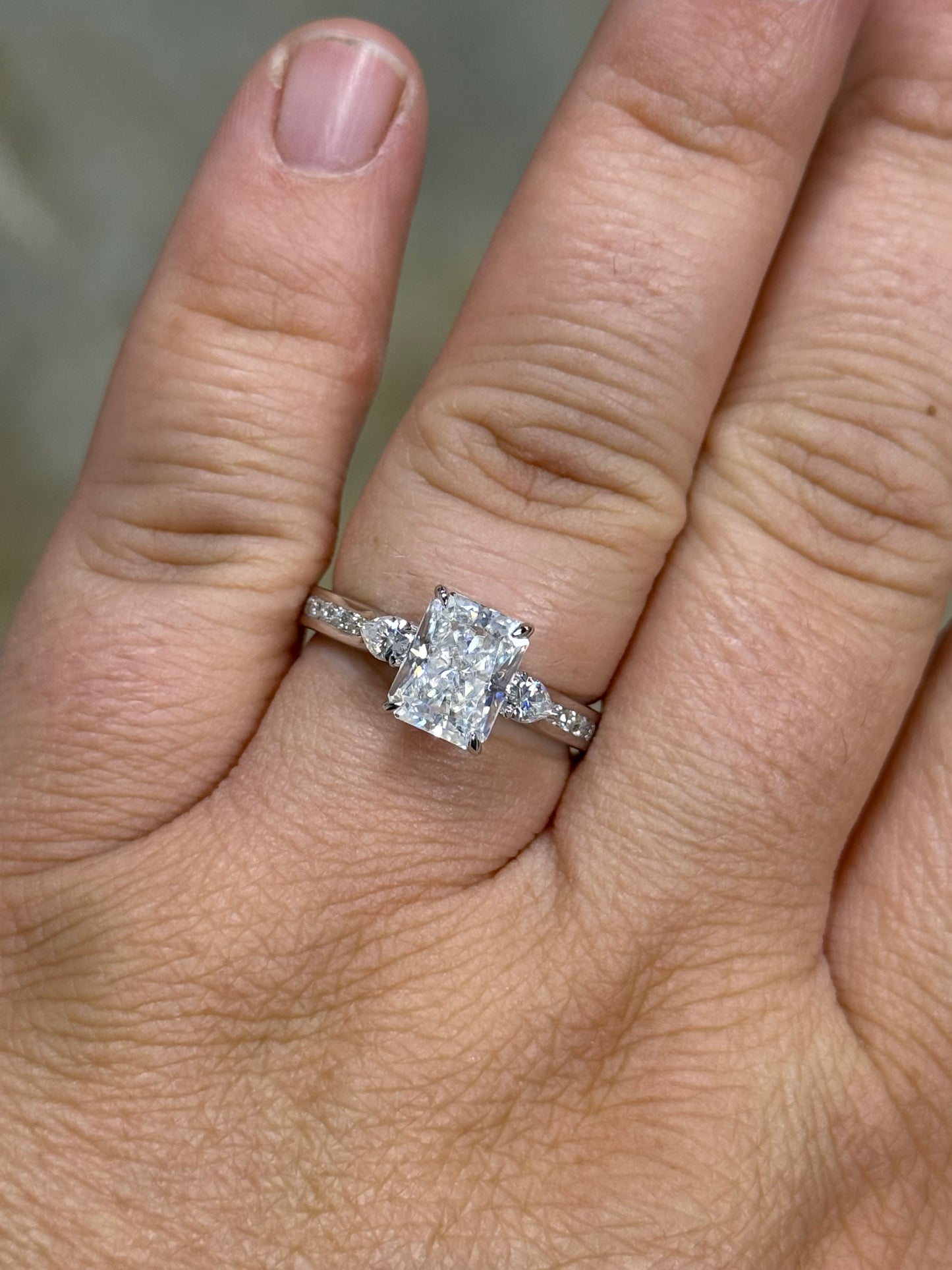 Chandler Sterling Silver Engagement Ring