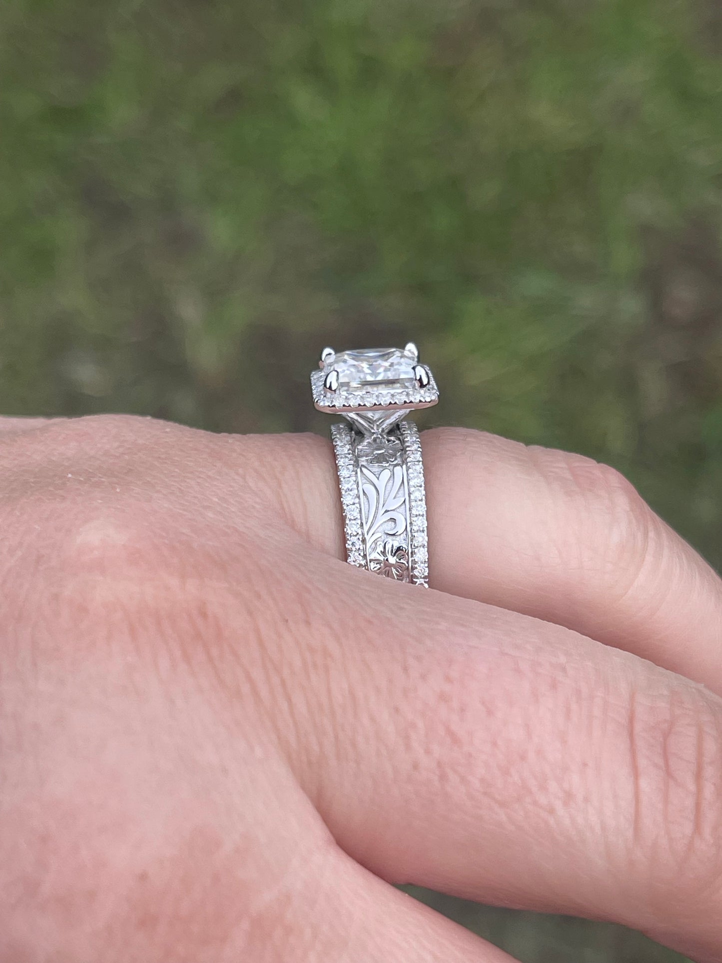 Rae Sterling Silver Engagement Ring