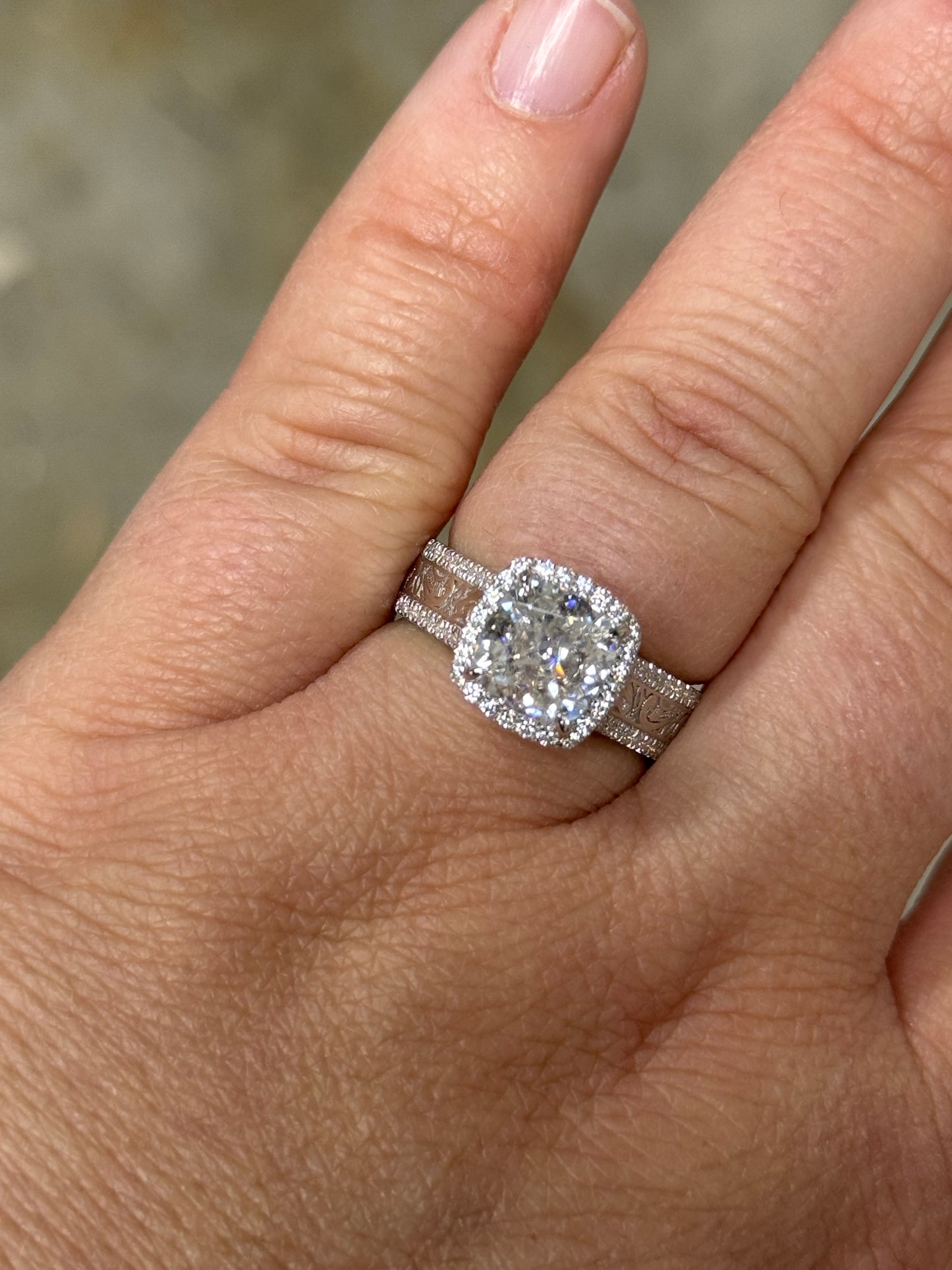 Jean DIAMOND Cathedral Engagement Ring Engagement Rings Tines Ranch Co