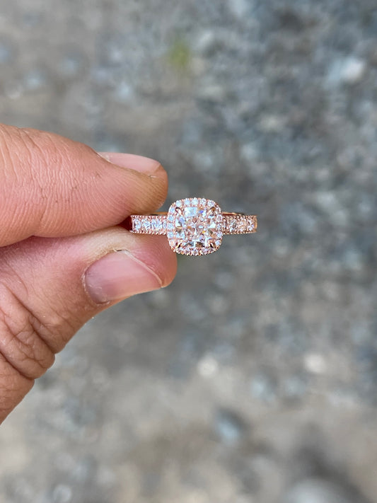 Skylar Pave 1ct DIAMOND Engagement Ring