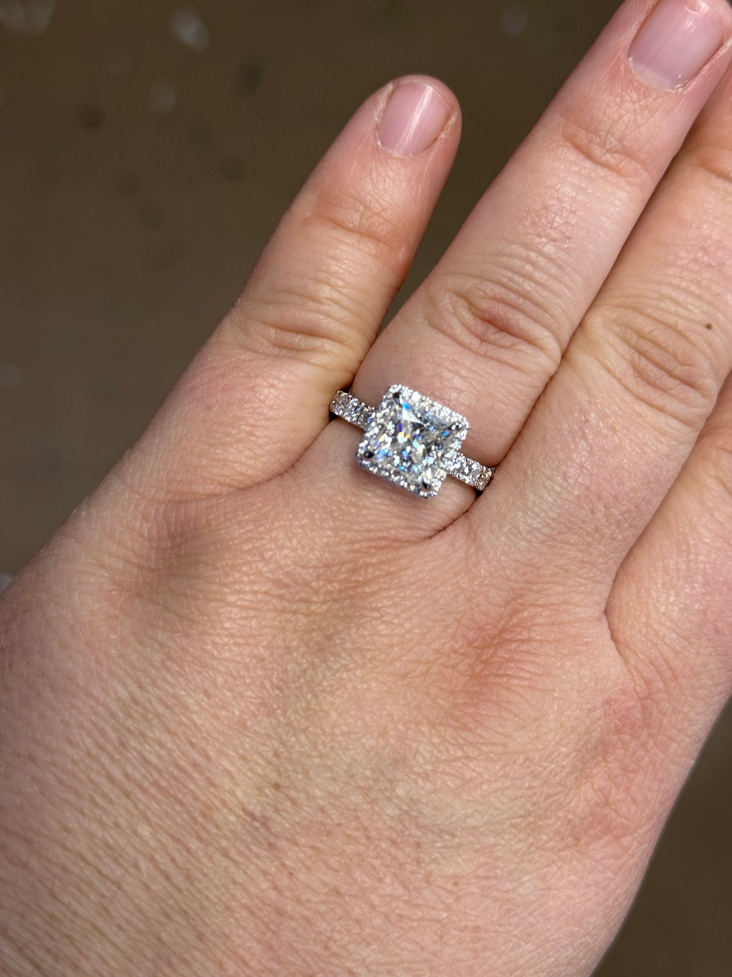 Dawson Sterling Silver Engagement Ring