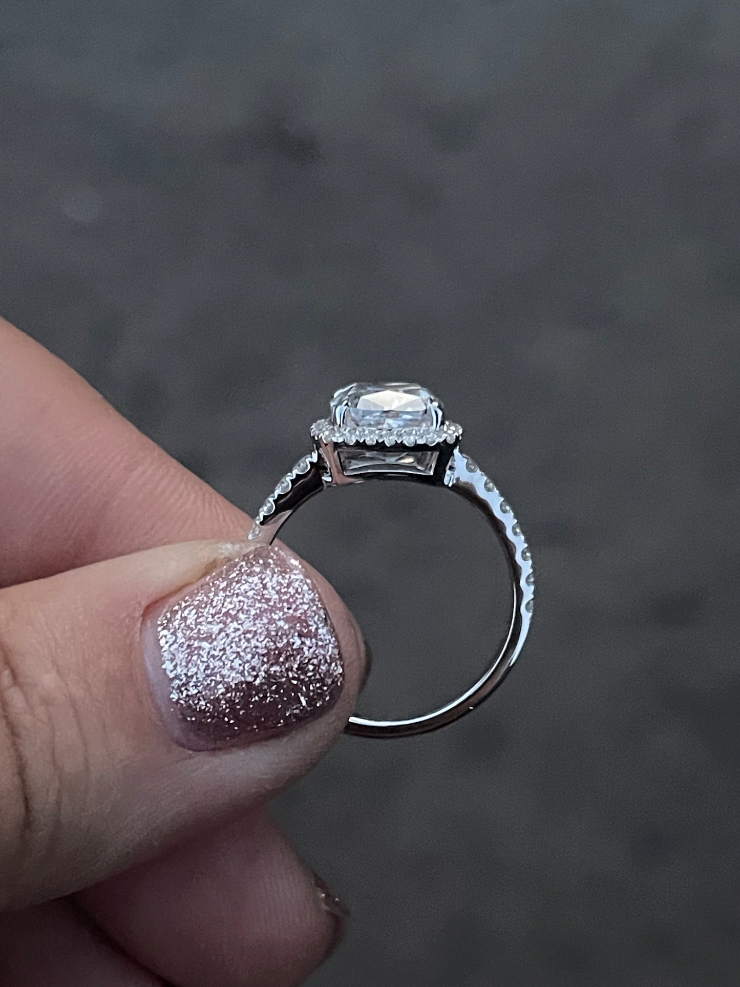 Lydia Sterling Silver Engagement Ring