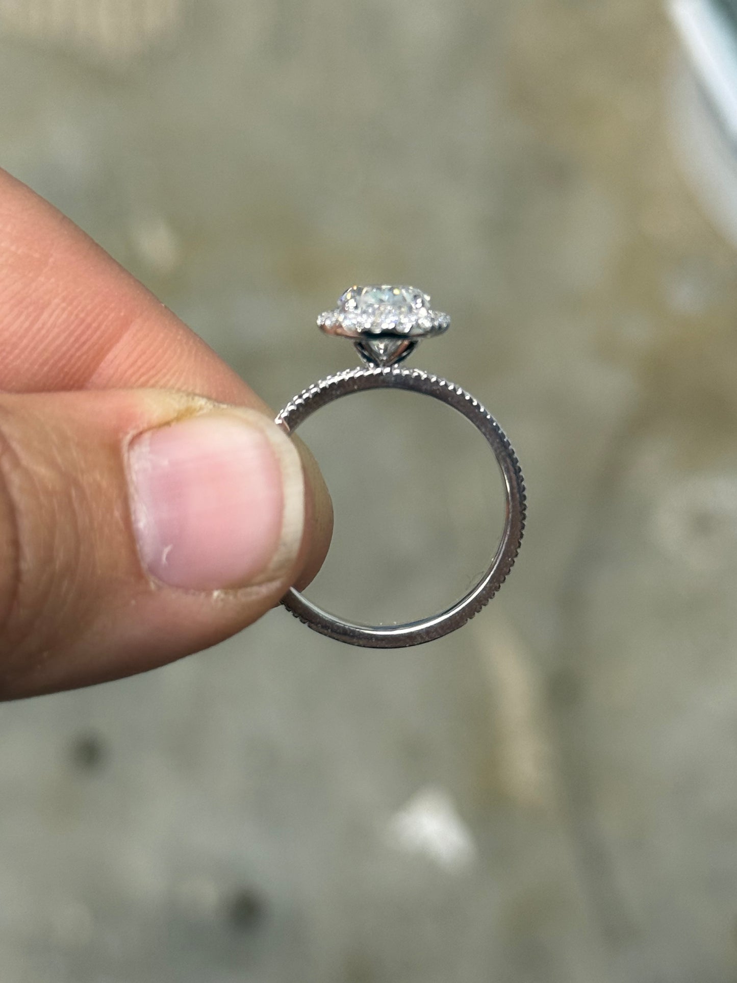 Juniper 8.5US 10K White Gold Engagement Ring Engagement Rings Tines Ranch Co