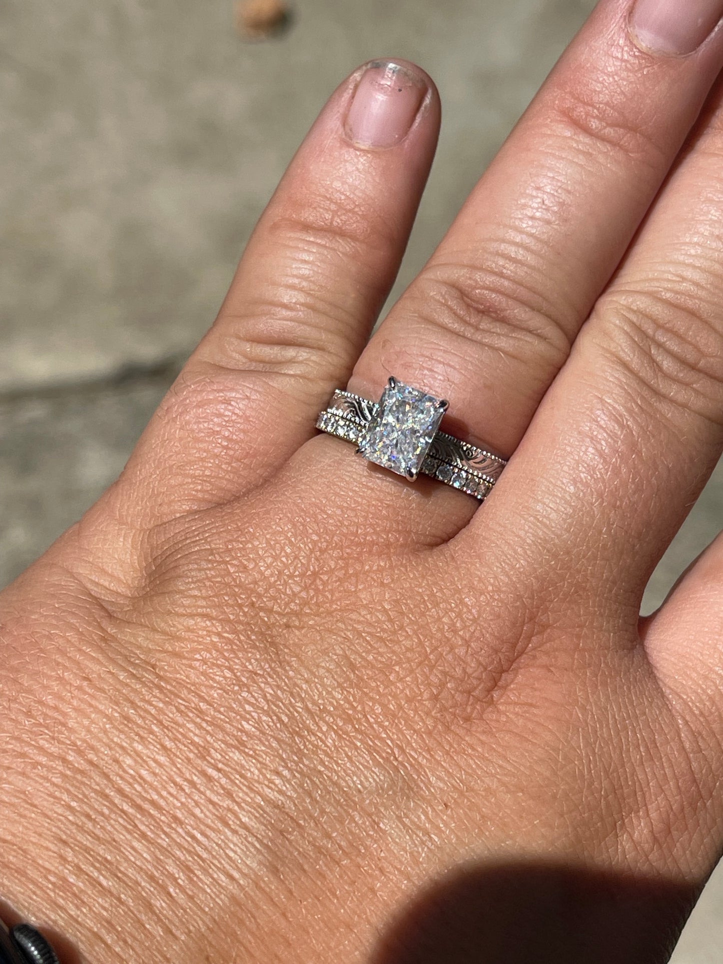 Beth Sterling Silver Engagement Ring