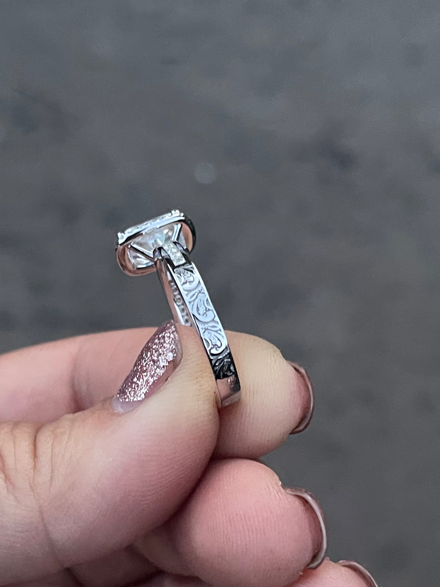 Laine Sterling Silver Engagement Ring