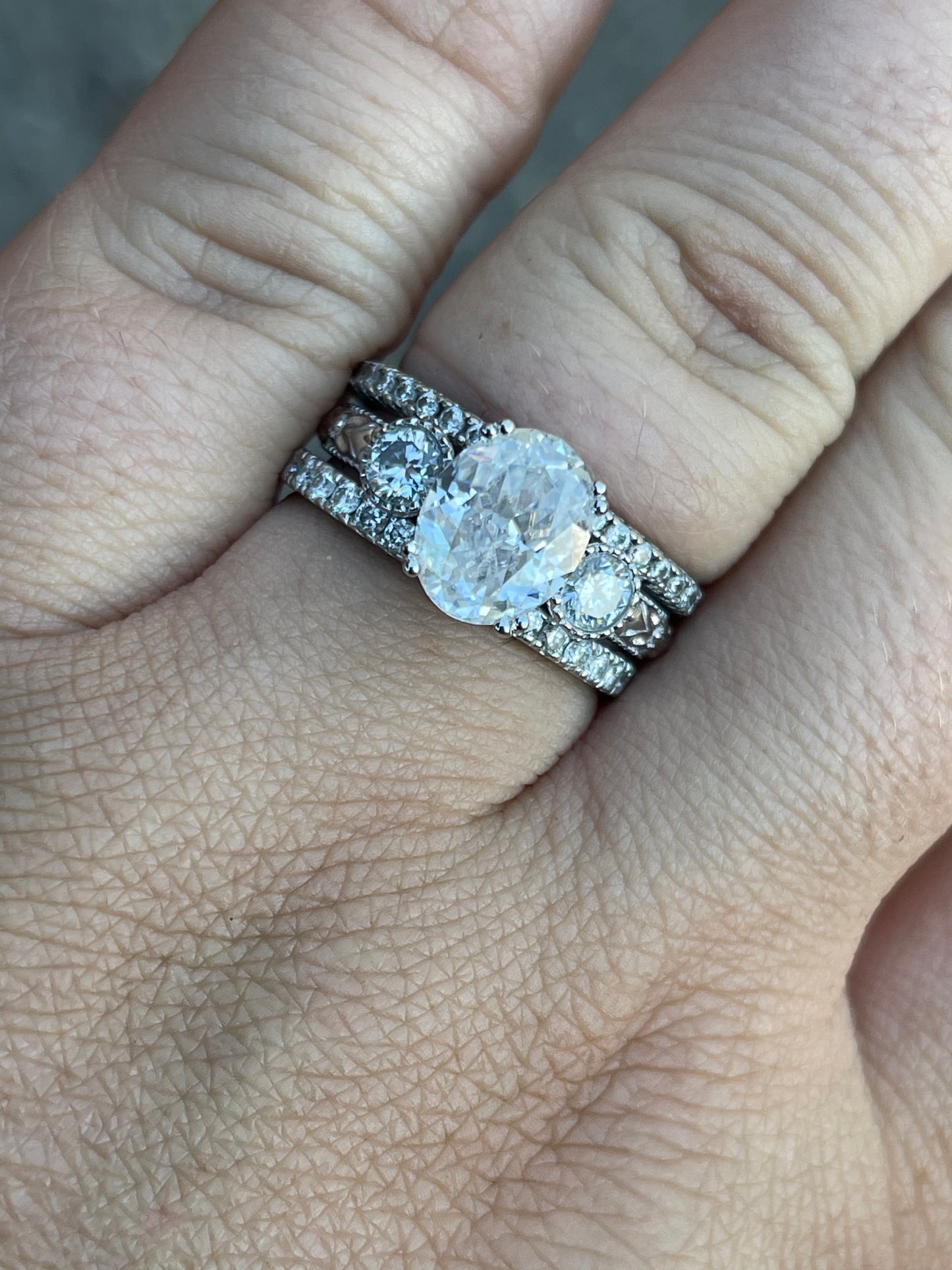 Victoria Moissanite Engagement Ring