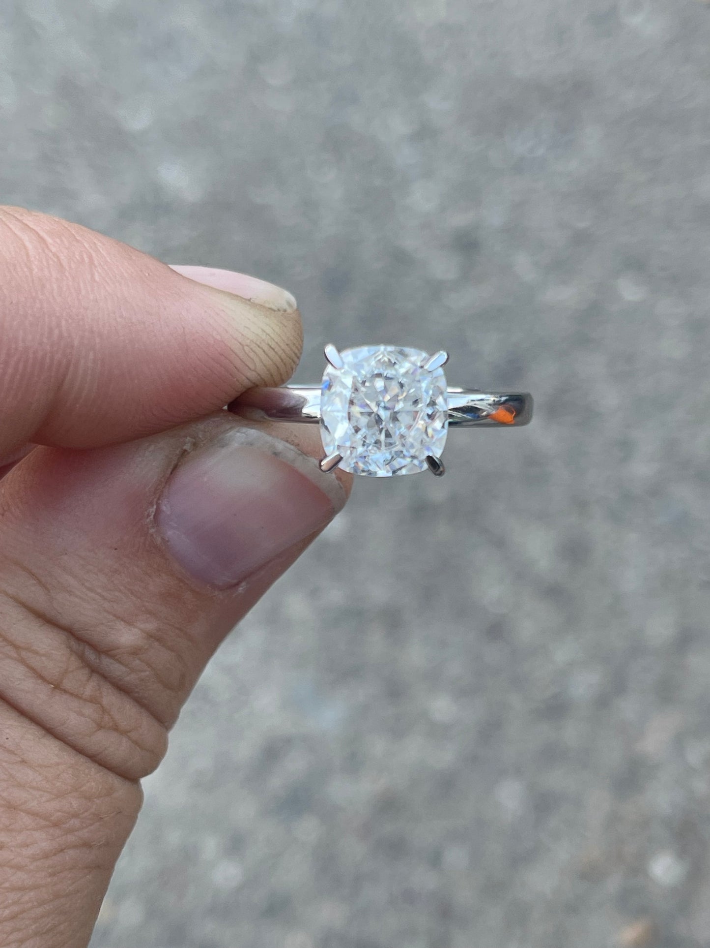 Blayne Sterling Silver Engagement Ring