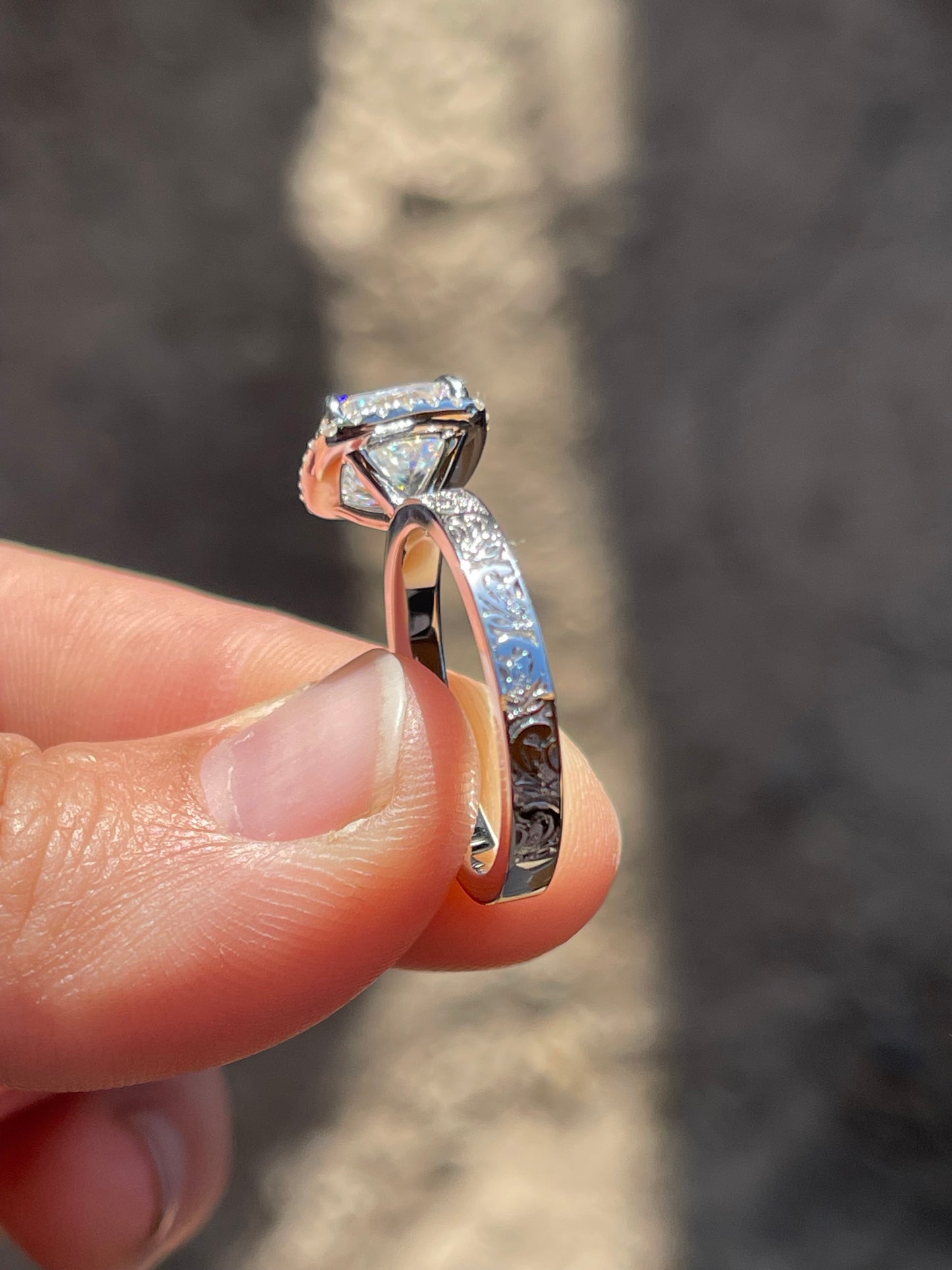 Thistle Engagement Ring