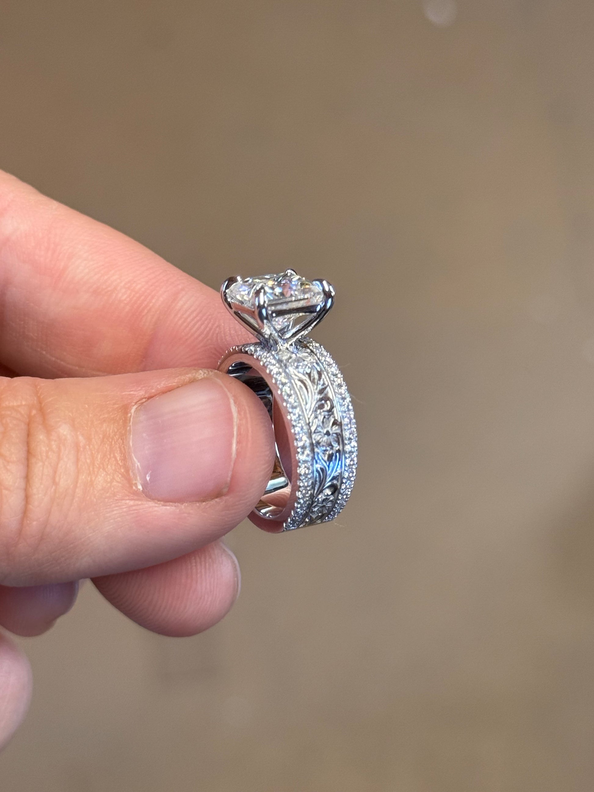 Brooklyn 6US 10K White Gold Engagement Ring Engagement Rings Tines Ranch Co