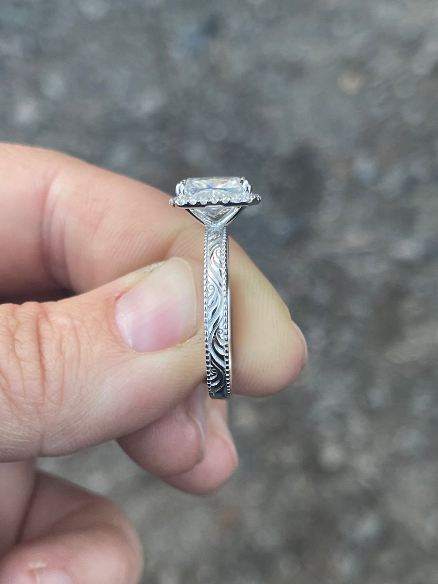 Rowan Sterling Silver Engagement Ring