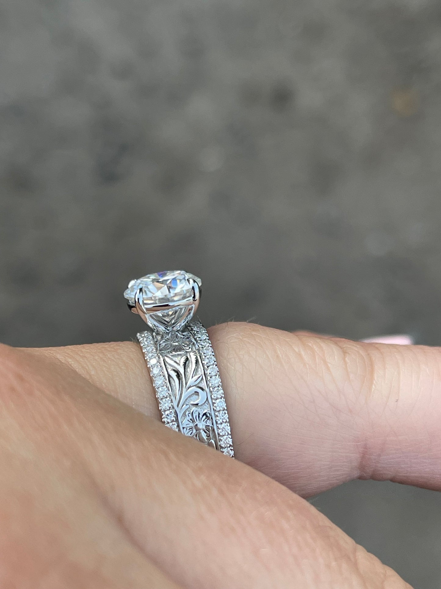 Luca Sterling Silver Engagement Ring