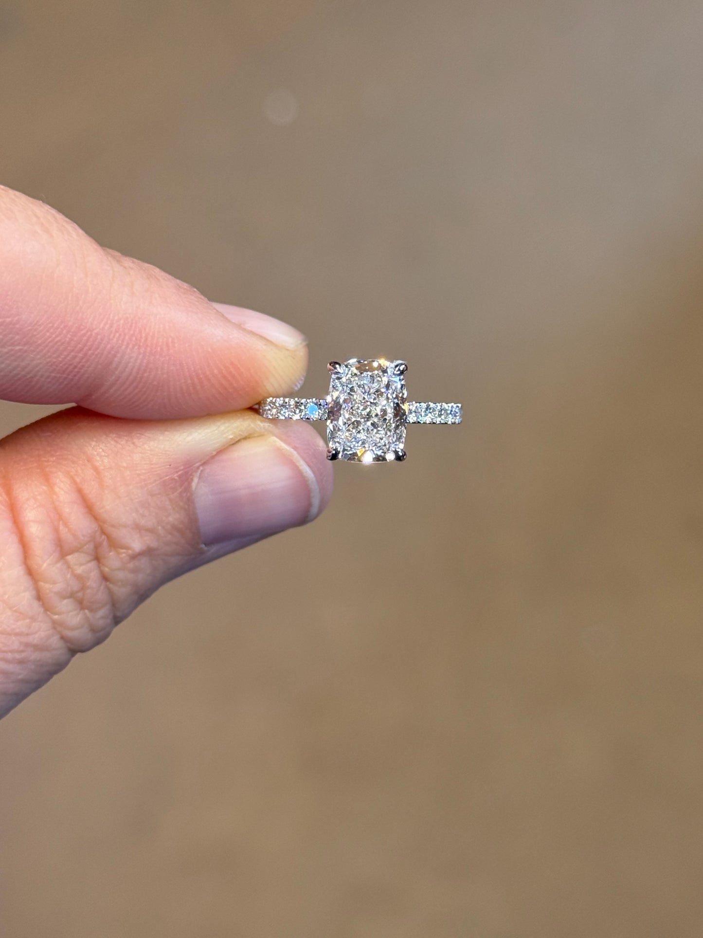 Kodi Hidden Halo 6US 14K White Gold DIAMOND Engagement Ring Engagement Rings Tines Ranch Co