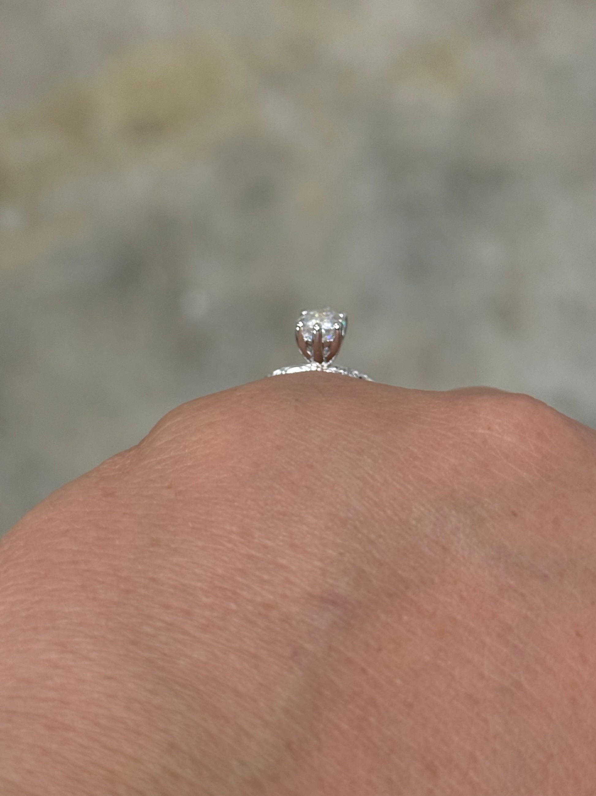 Dorothy 9.5US Sterling Silver Engagement Ring Engagement Rings Tines Ranch Co