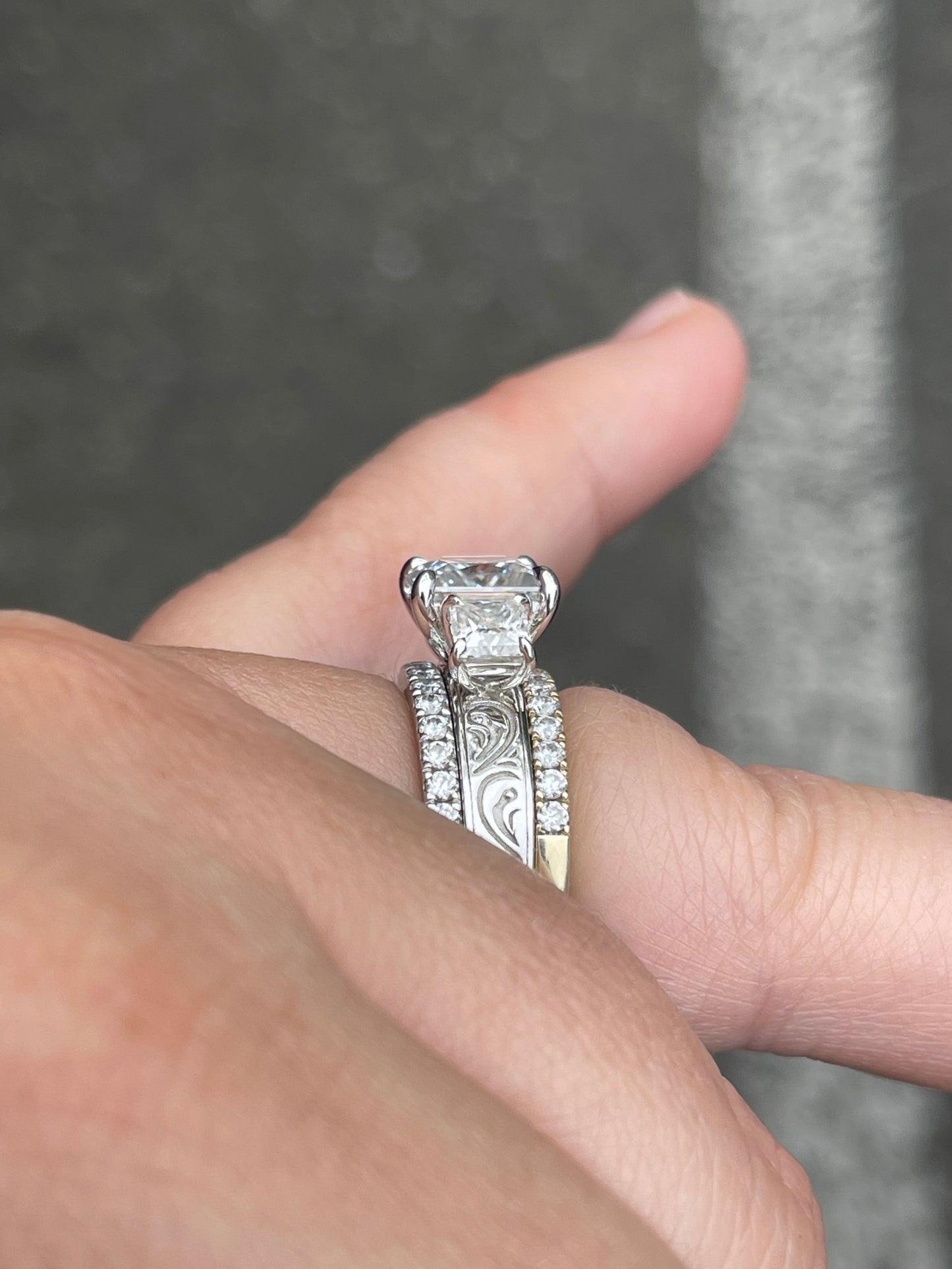 Mia Sterling Silver Engagement Ring