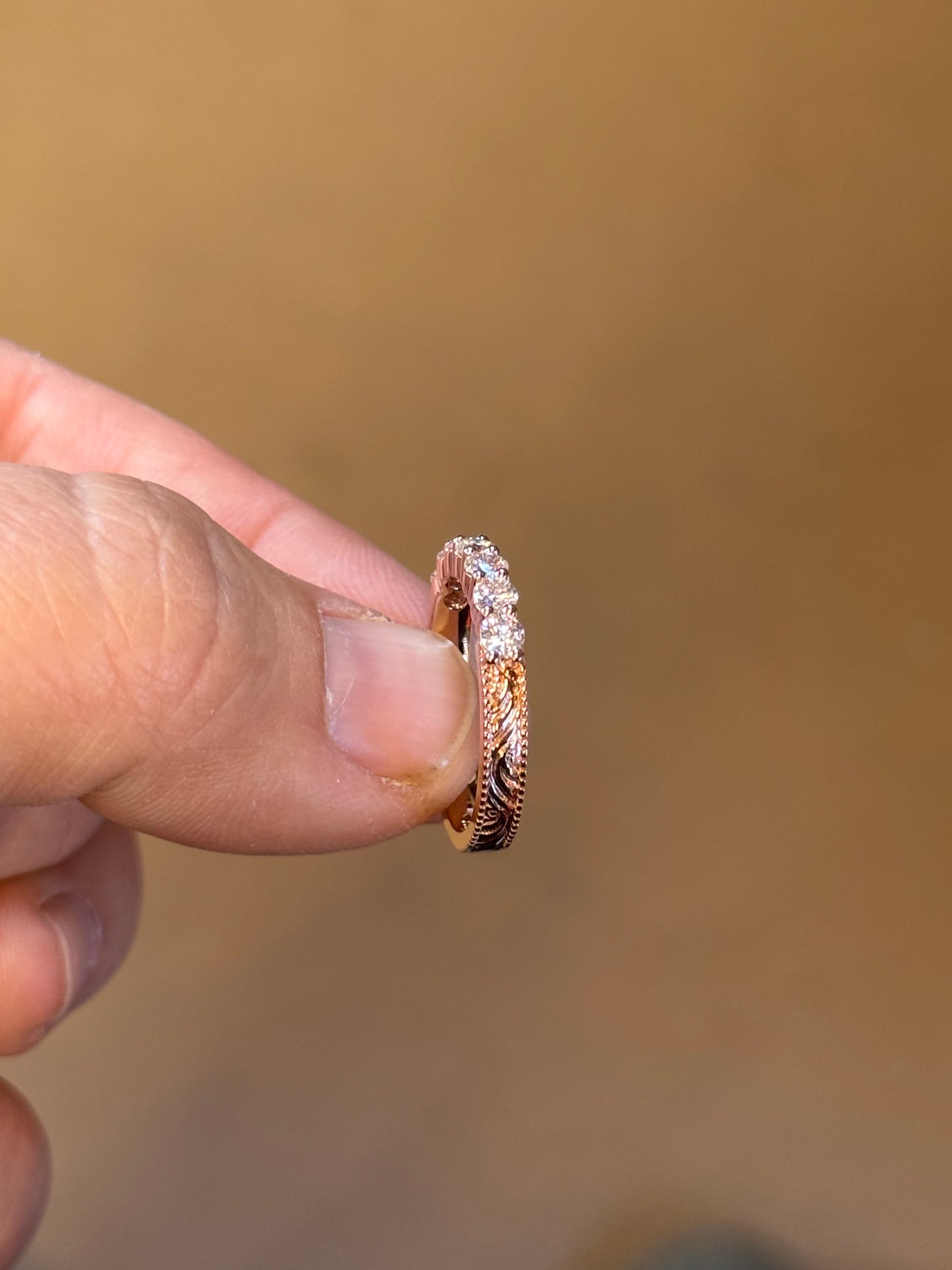 Shane Diamond Wedding Band Tines Ranch Co
