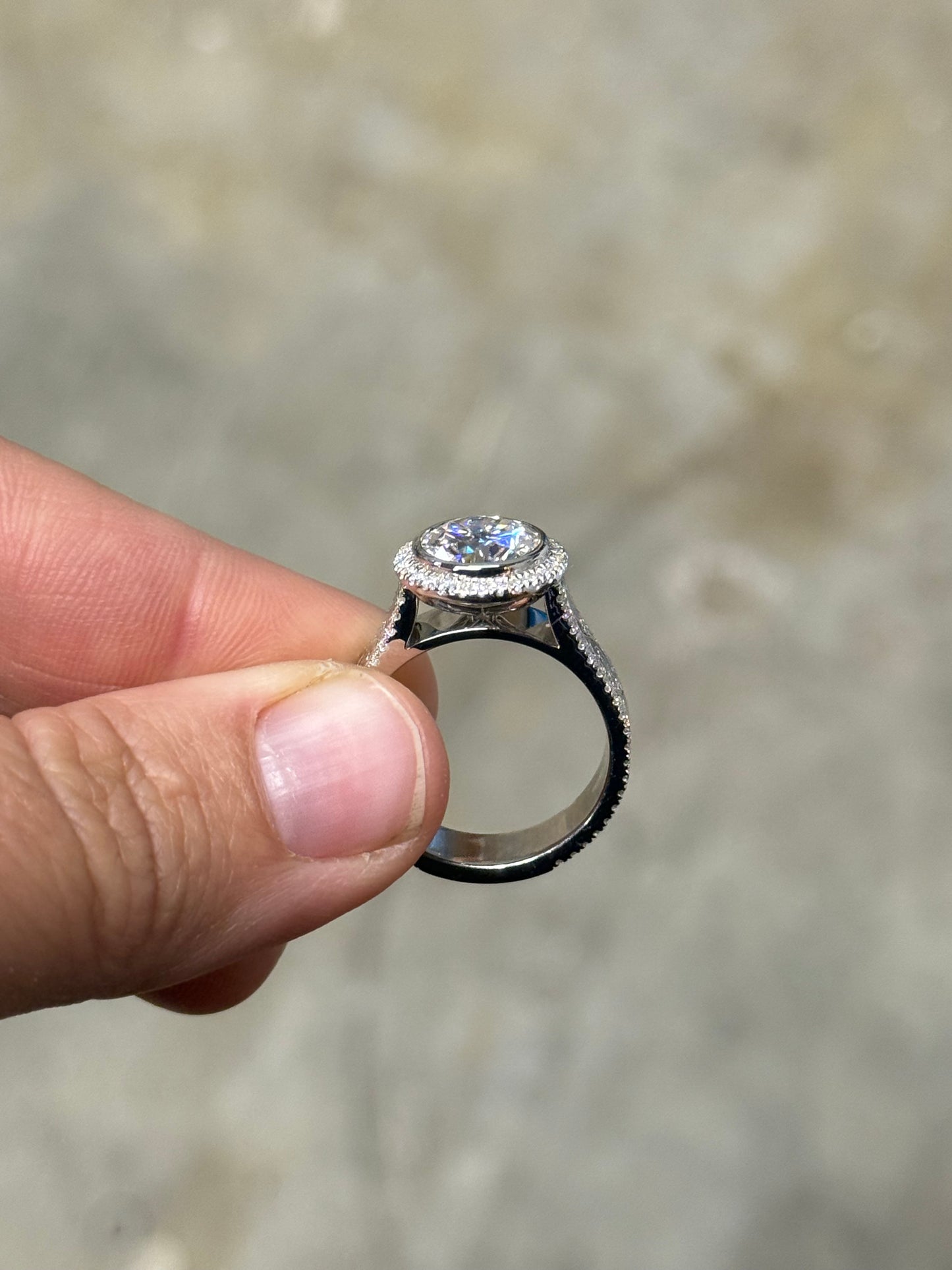 Georgia Cathedral Sterling Silver Engagement Ring Engagement Rings Tines Ranch Co