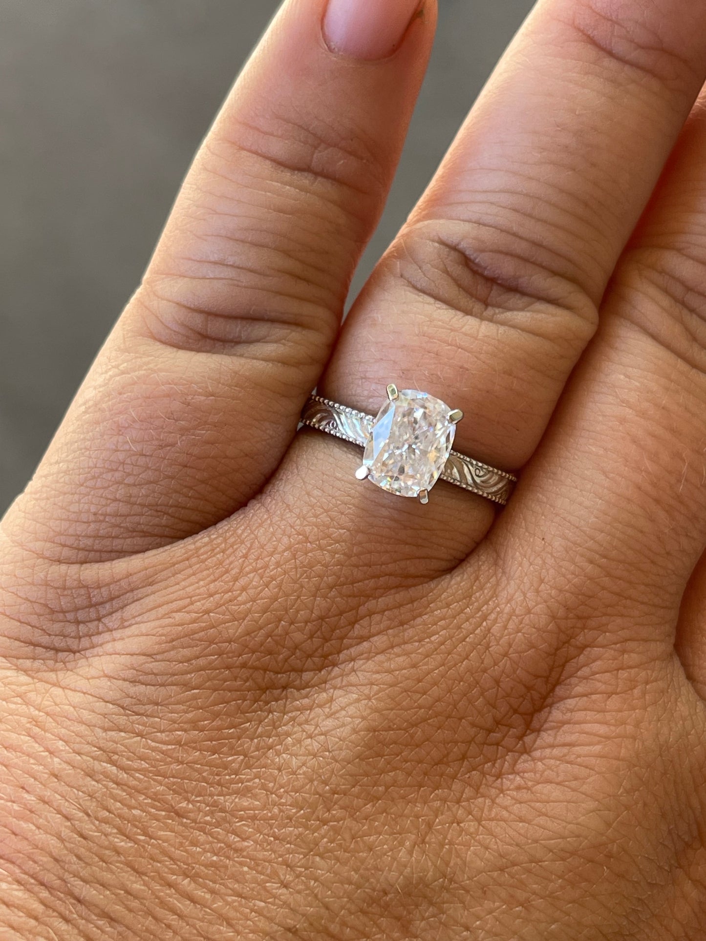 Regan Sterling Silver Engagement Ring