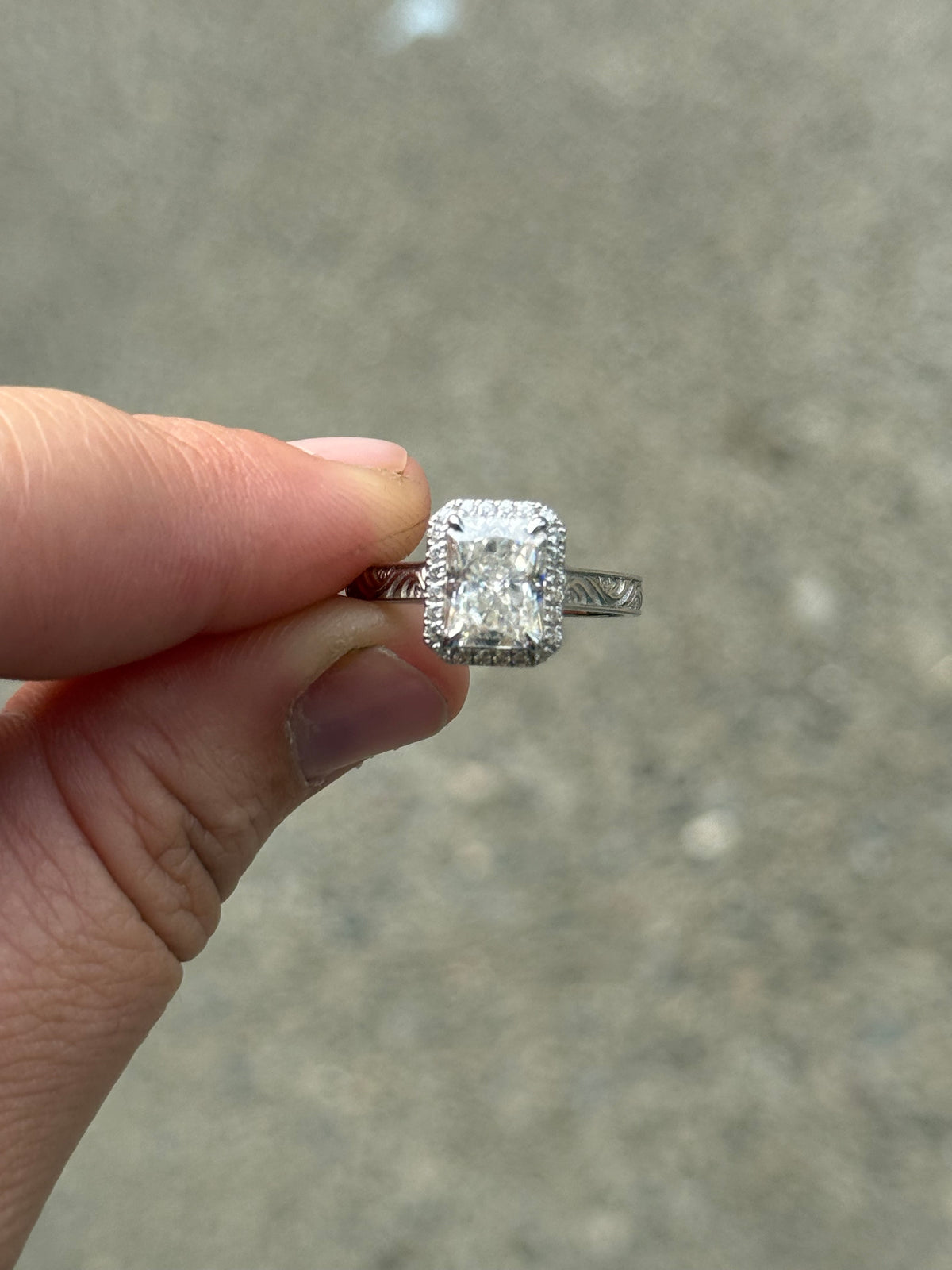 Benson Sterling Silver Engagement Ring Engagement Rings Tines Ranch Co
