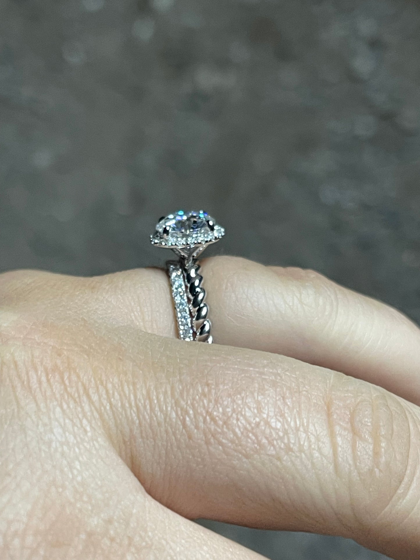 Baylyn Sterling Silver Engagement Ring