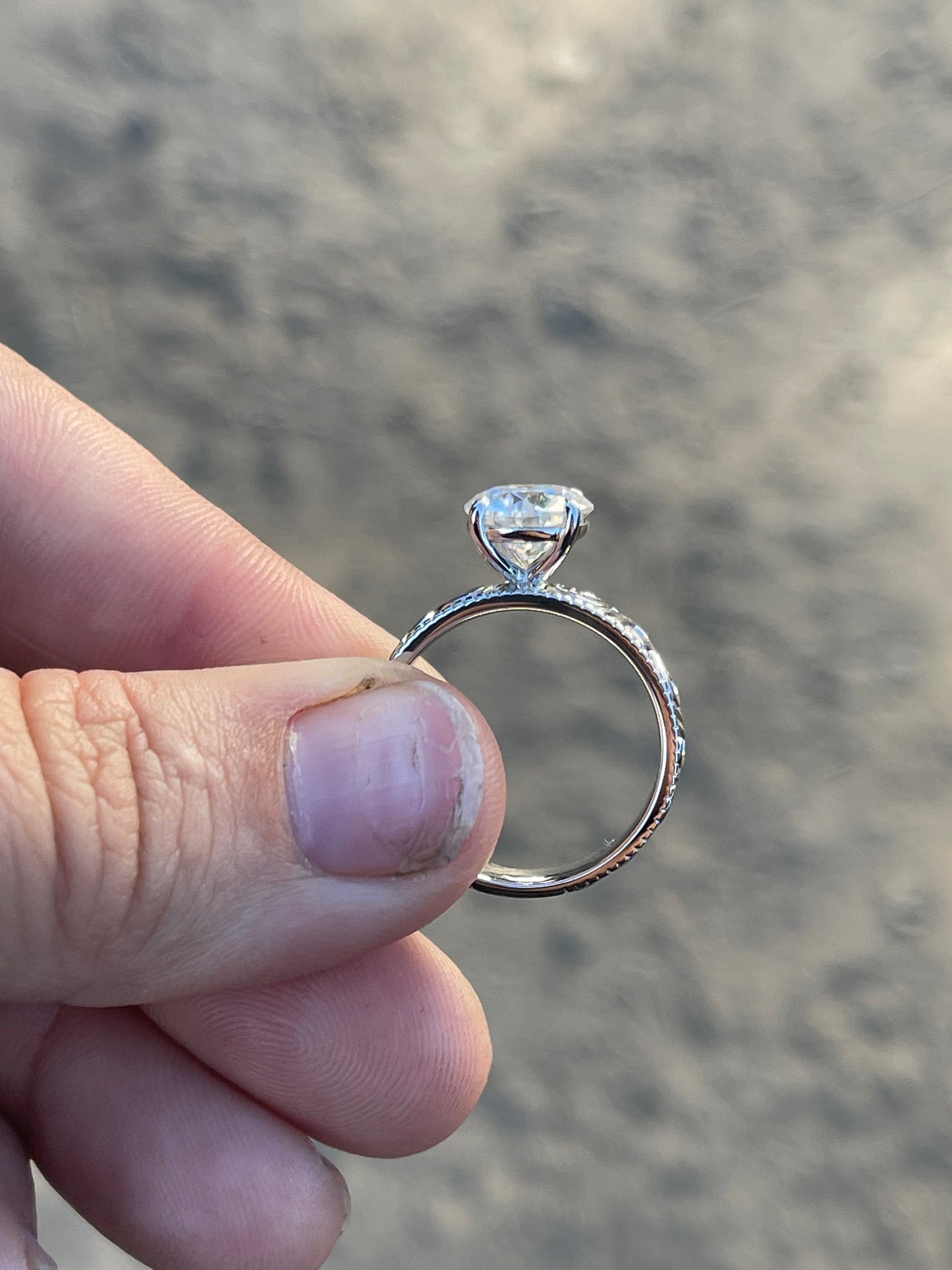 Kira Sterling Silver Engagement Ring