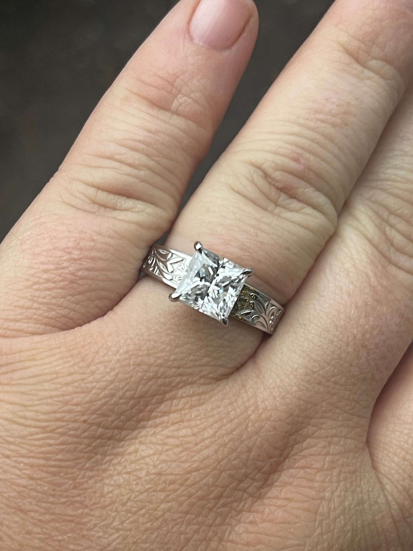 Hayden Sterling Silver Engagement Ring