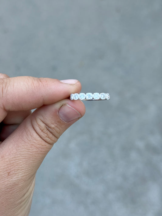 Cyrus Sterling Silver Moissanite Ring