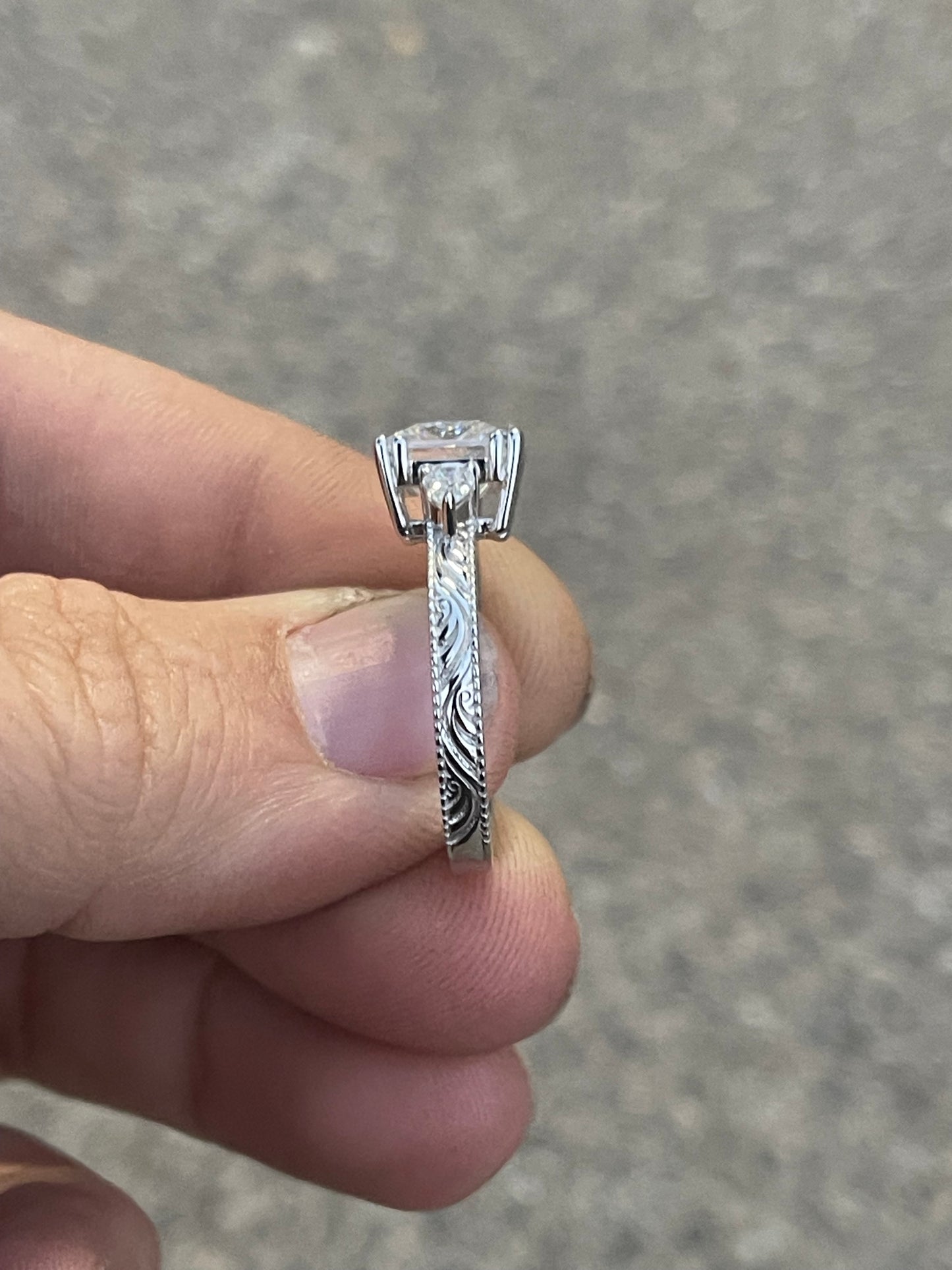 Jameson Sterling Silver Engagement Ring