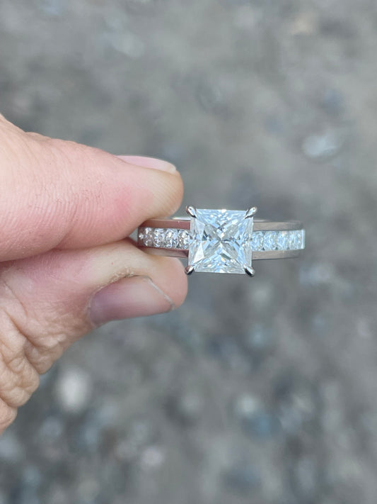 Rusty Cathedral Sterling Silver Engagement Ring