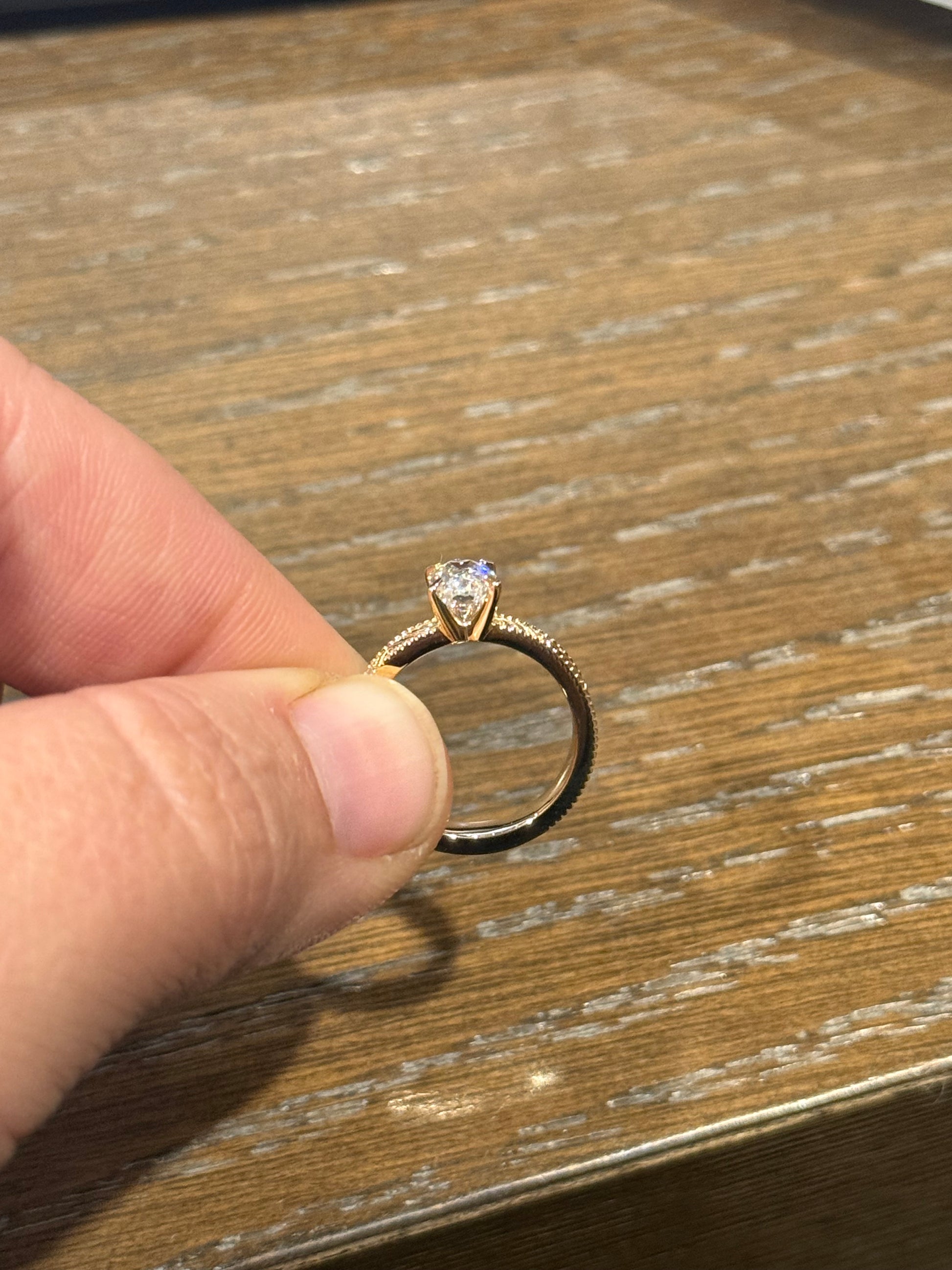 Jolene 1ct 4.5US 10K Yellow Gold Engagement Ring Engagement Rings Tines Ranch Co