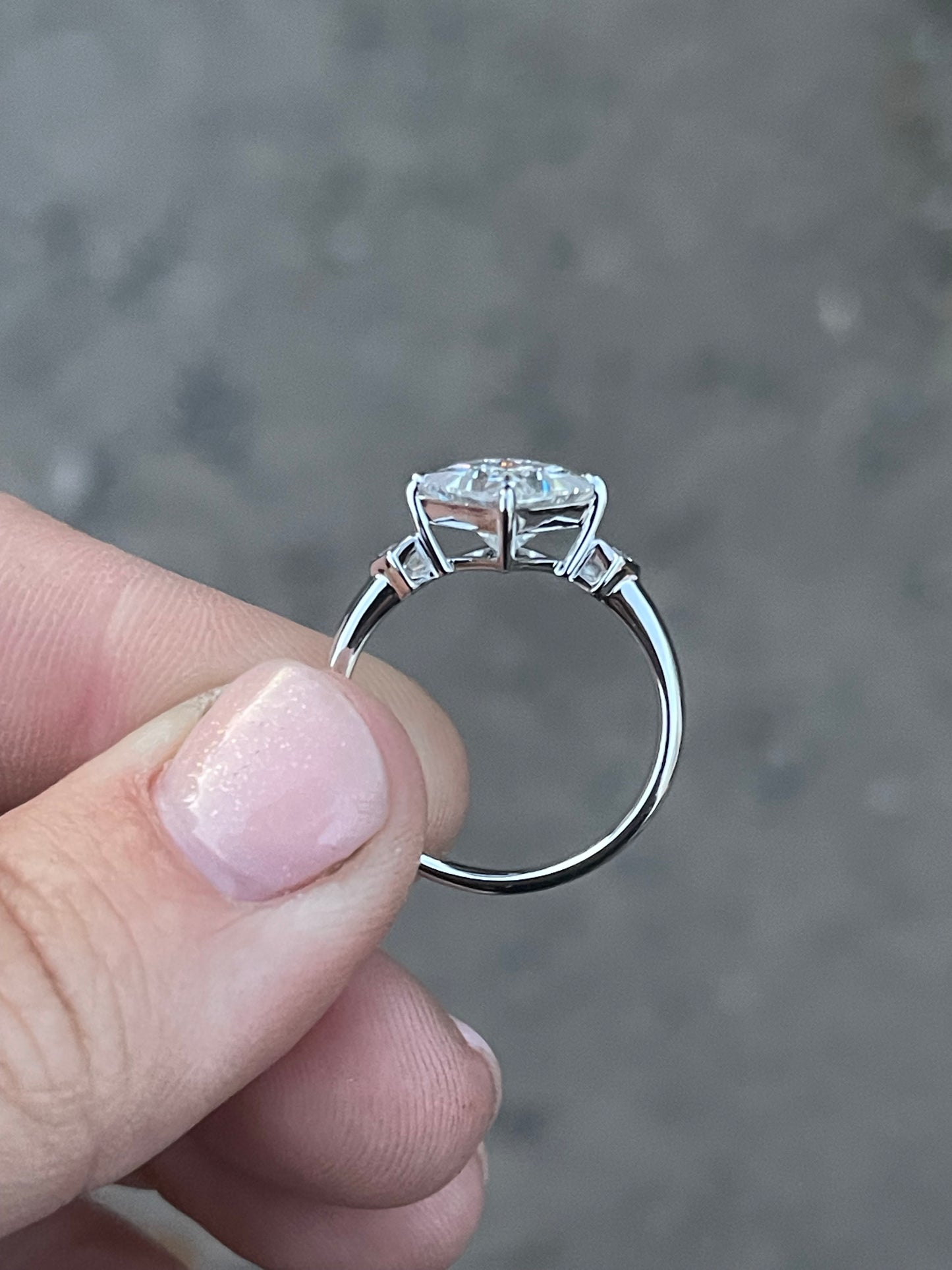 Laya Sterling Silver Engagement Ring