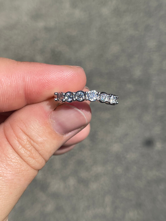 Dakota Moissanite Wedding Band