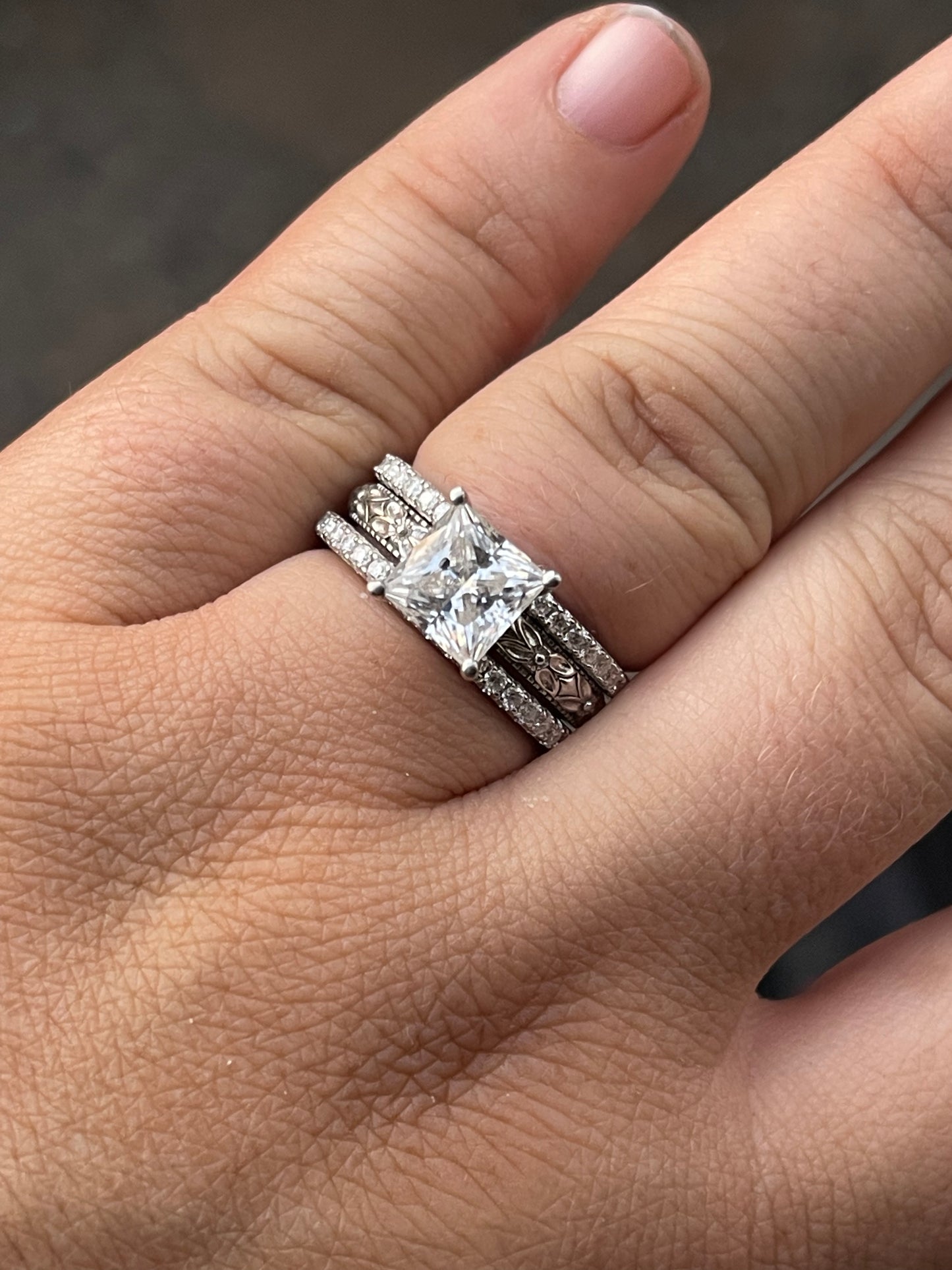 Rylee Moissanite Wedding Band