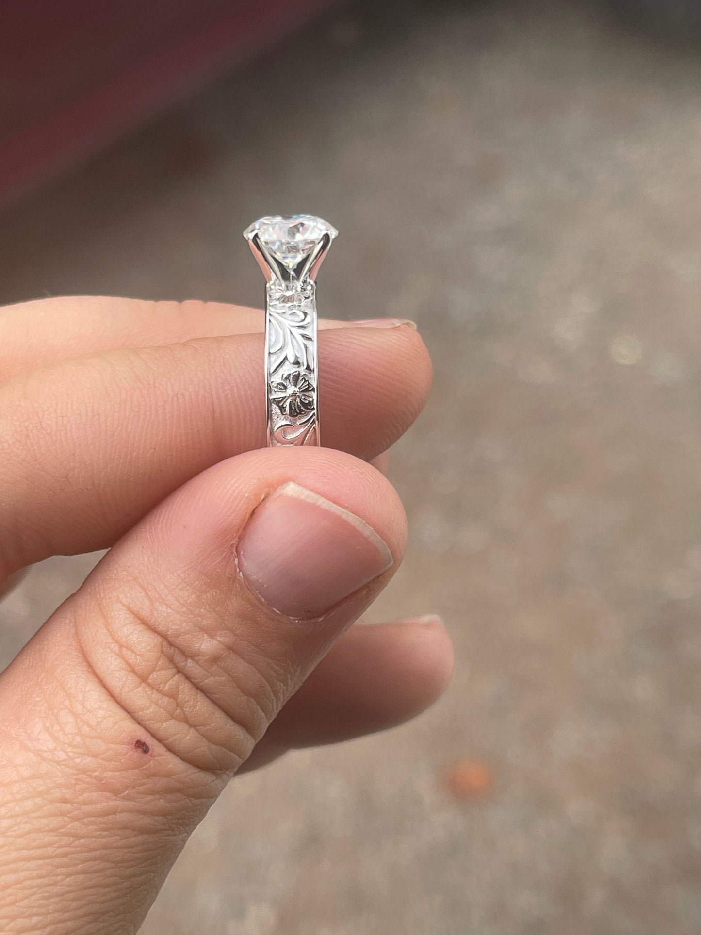 Ashton Sterling Silver Engagement Ring