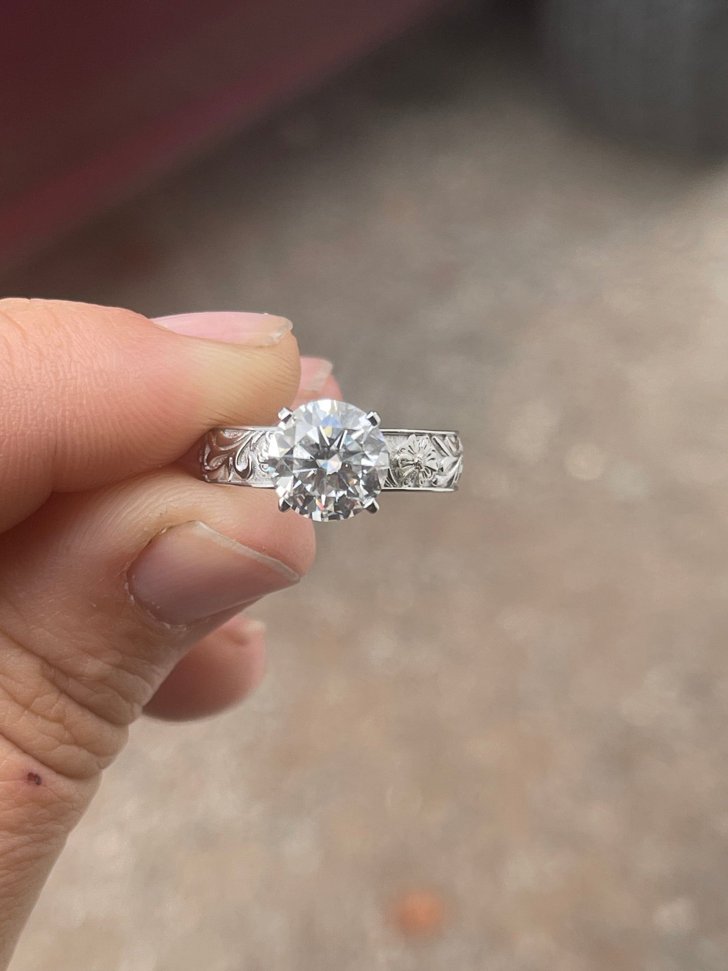 Ashton Sterling Silver Engagement Ring