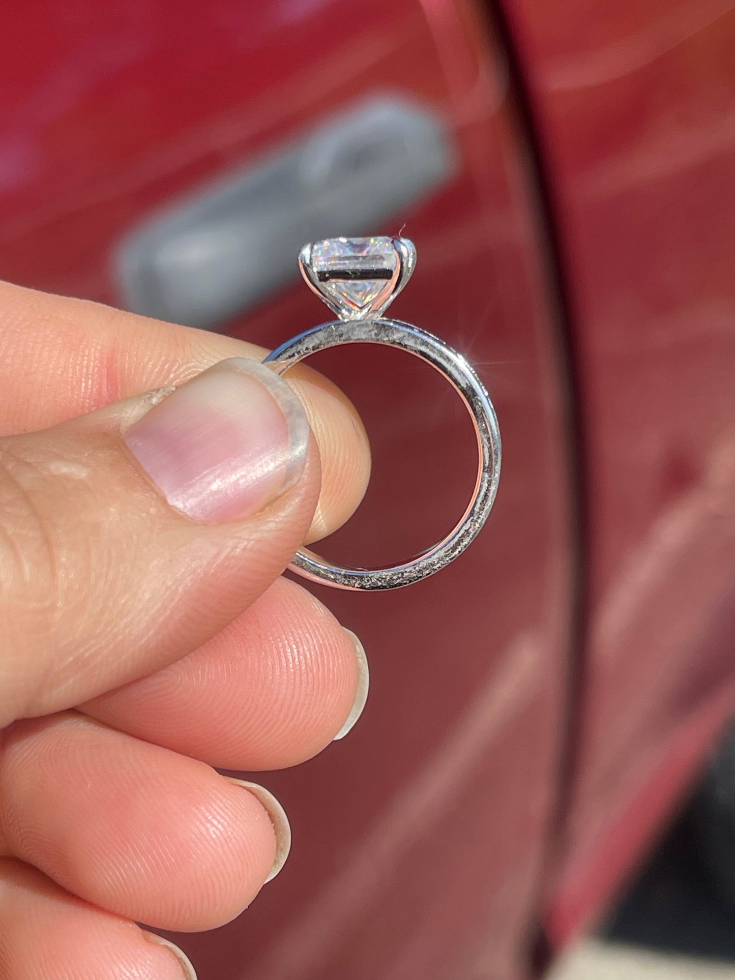 Presley Sterling Silver Engagement Ring