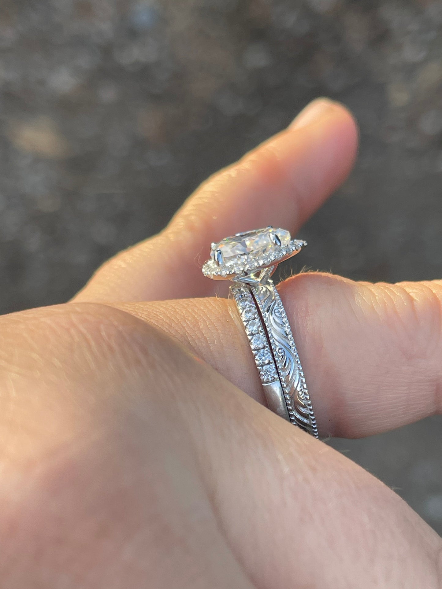 Juniper Sterling Silver Engagement Ring
