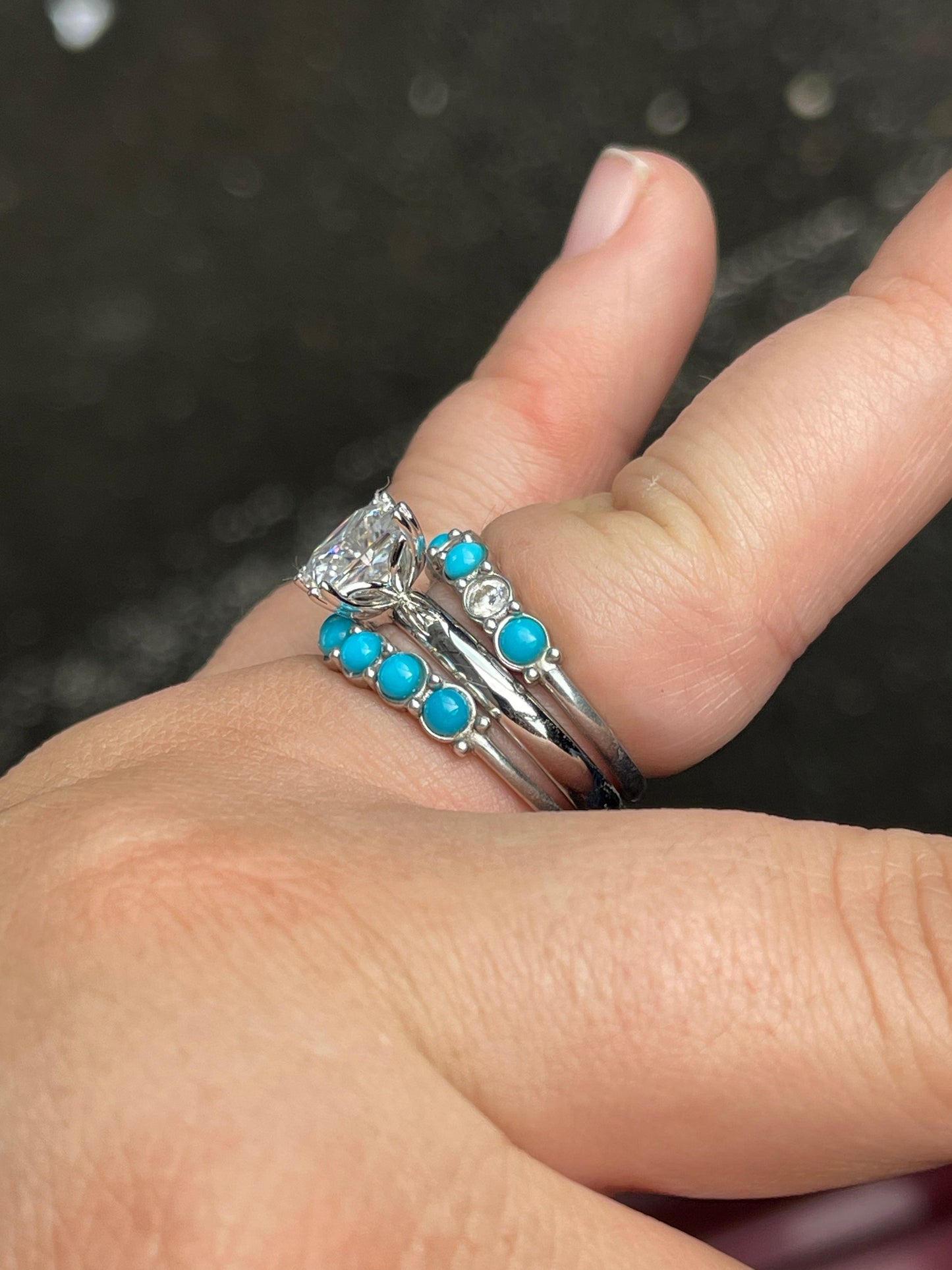 Harlene Sterling Silver Engagement Ring