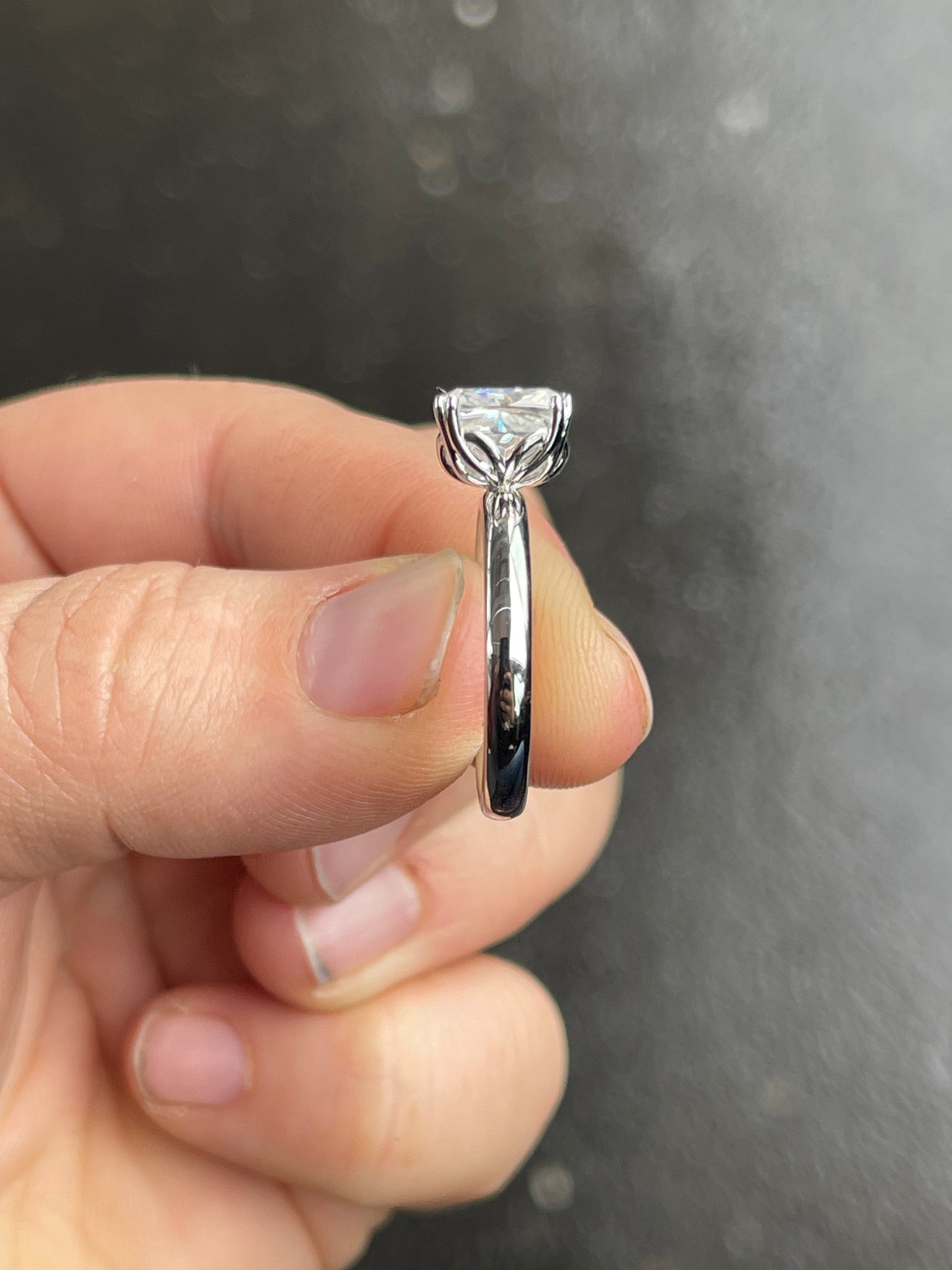 Connie Sterling Silver Engagement Ring