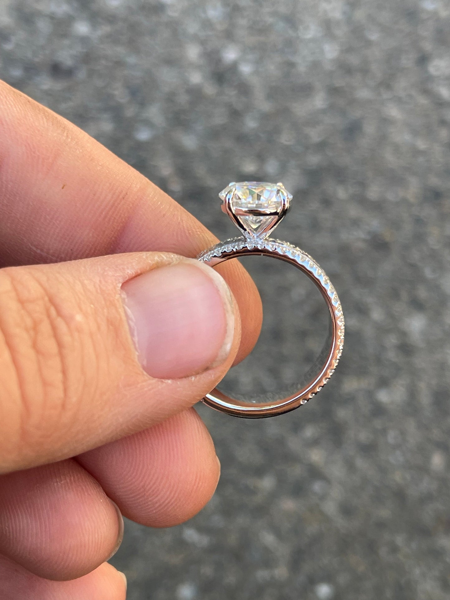 Oaklee Sterling Silver Engagement Ring