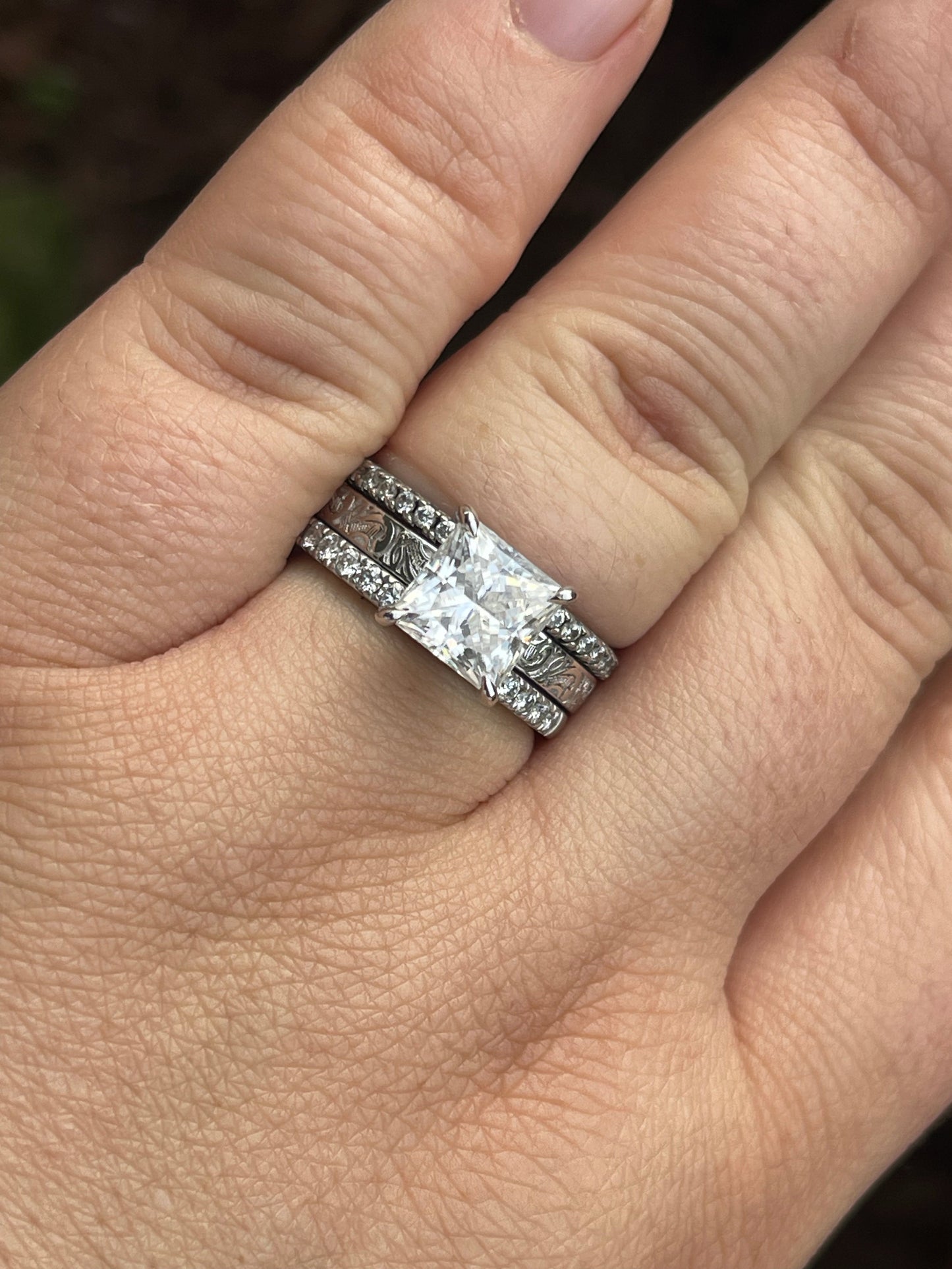 Lena Sterling Silver Engagement Ring