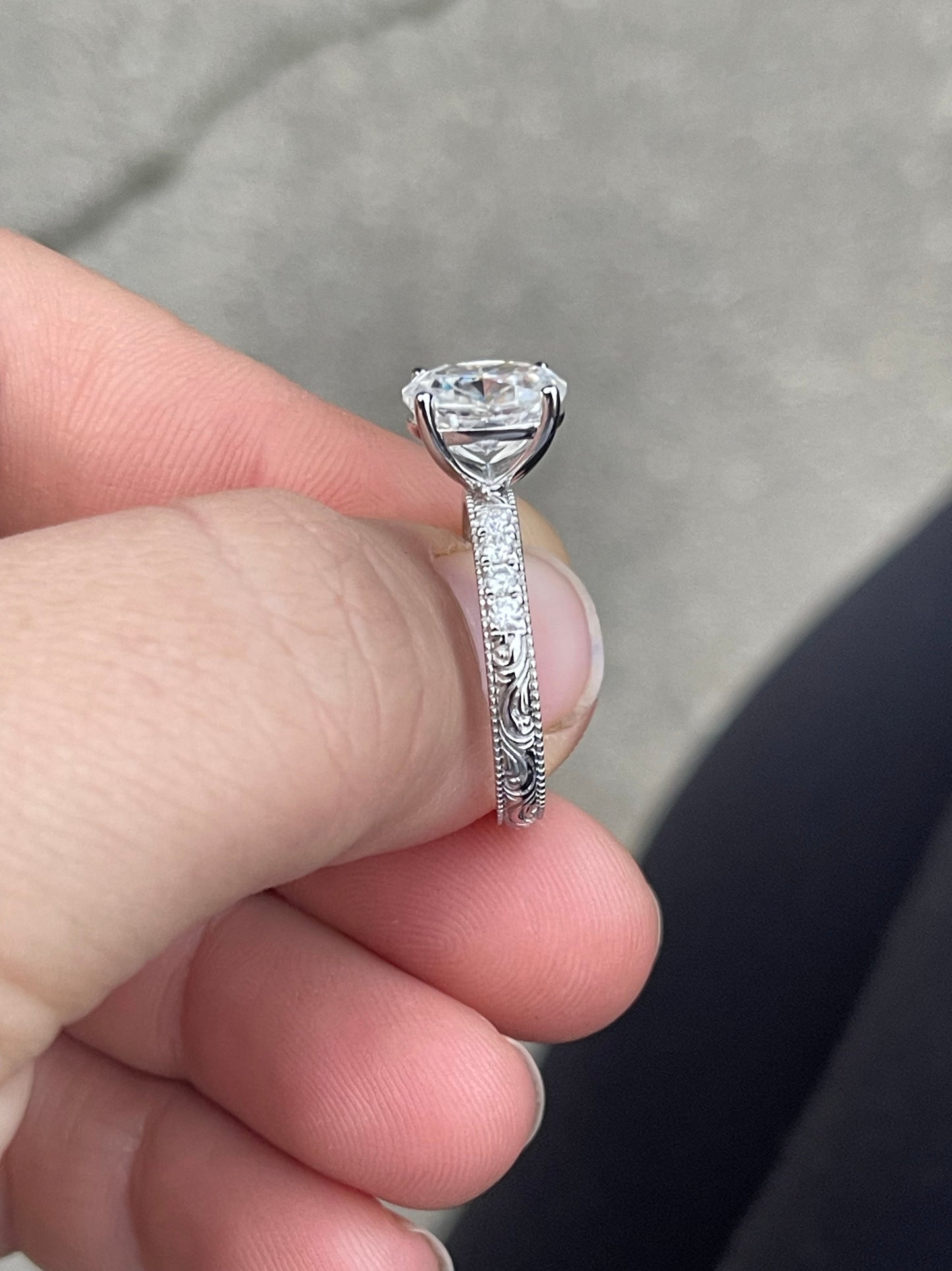 Monroe Sterling SIlver Engagement Ring