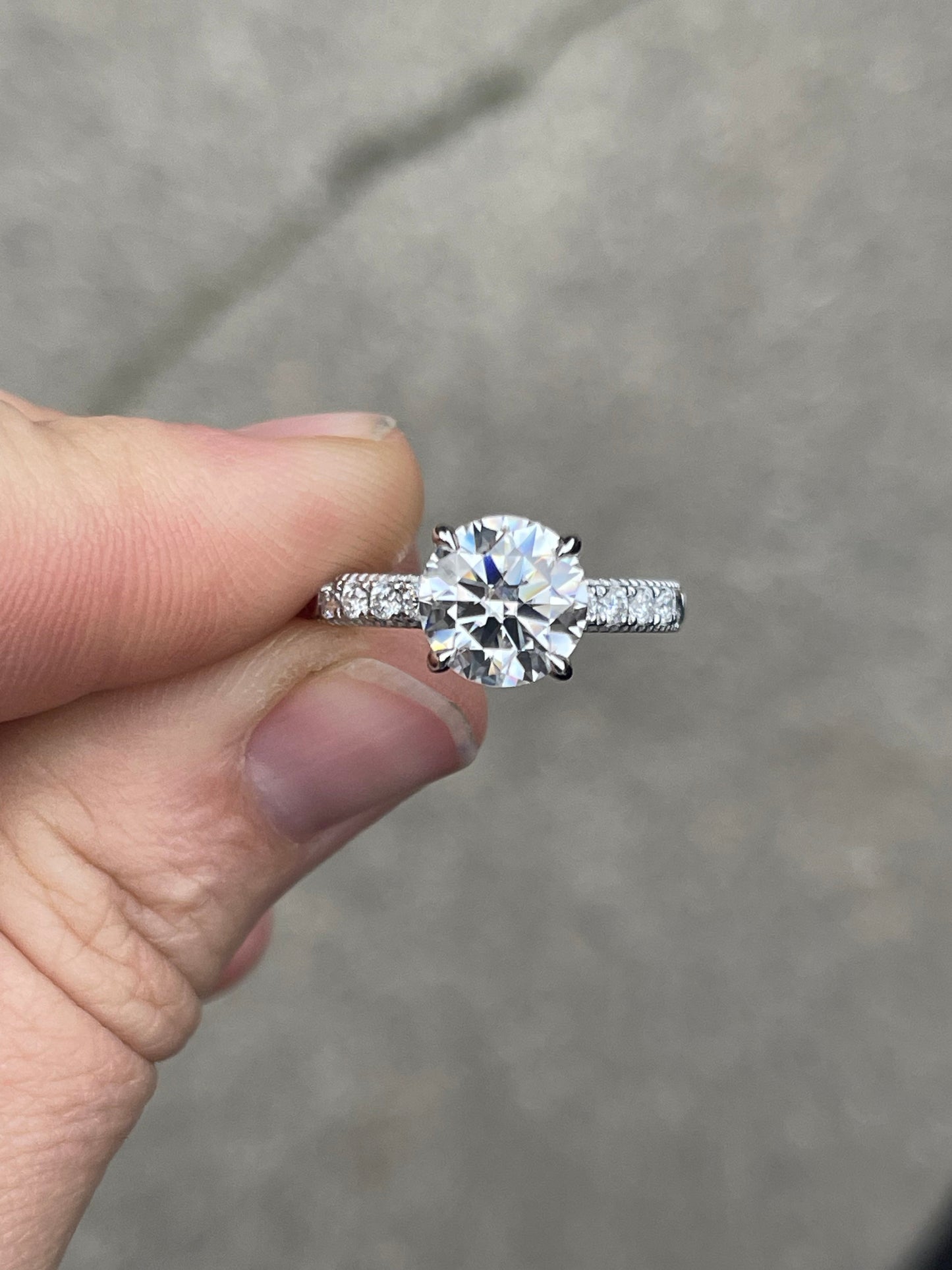 Addison Sterling Silver Engagement Ring
