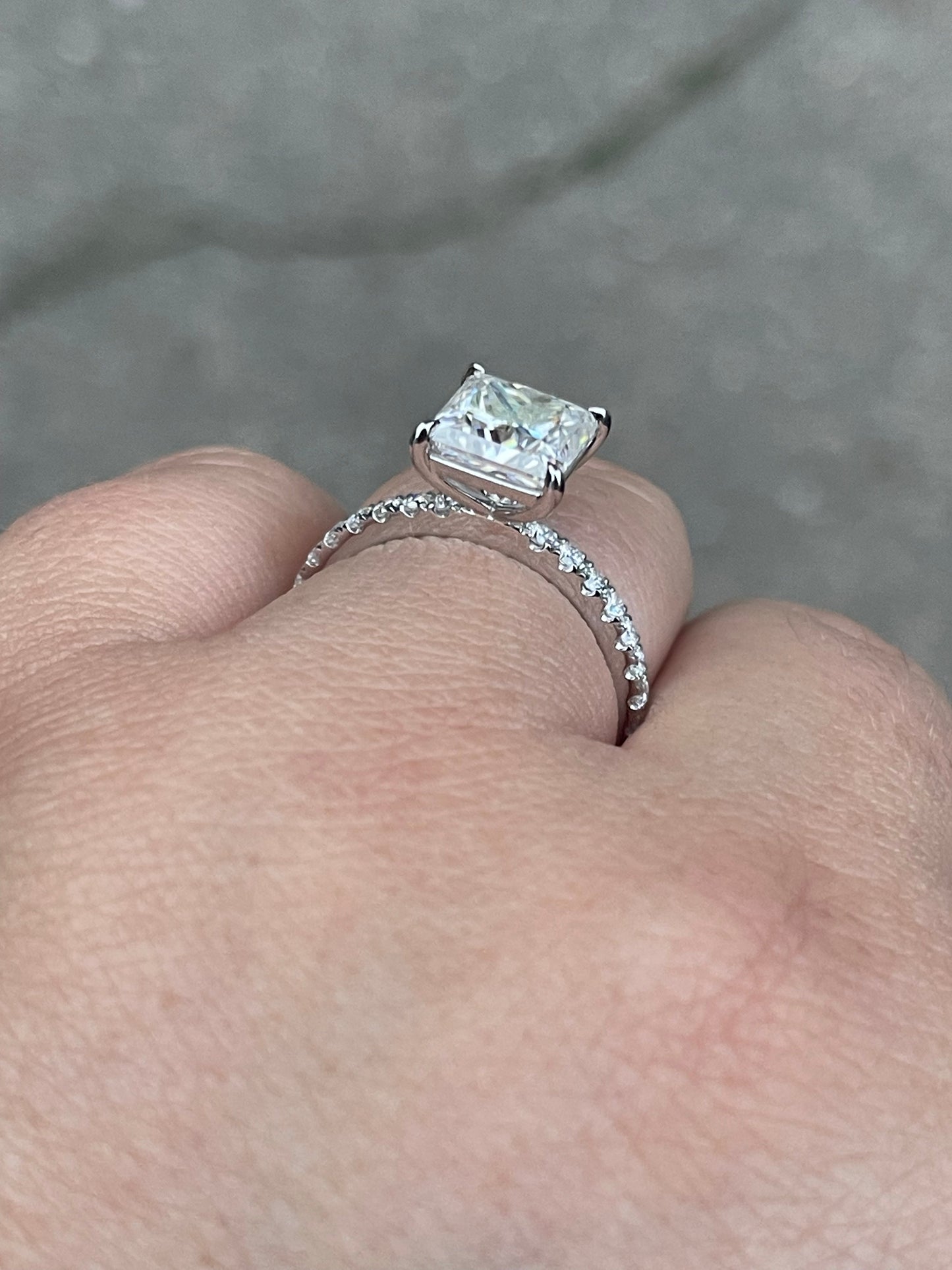 Lily Sterling Silver Engagement Ring