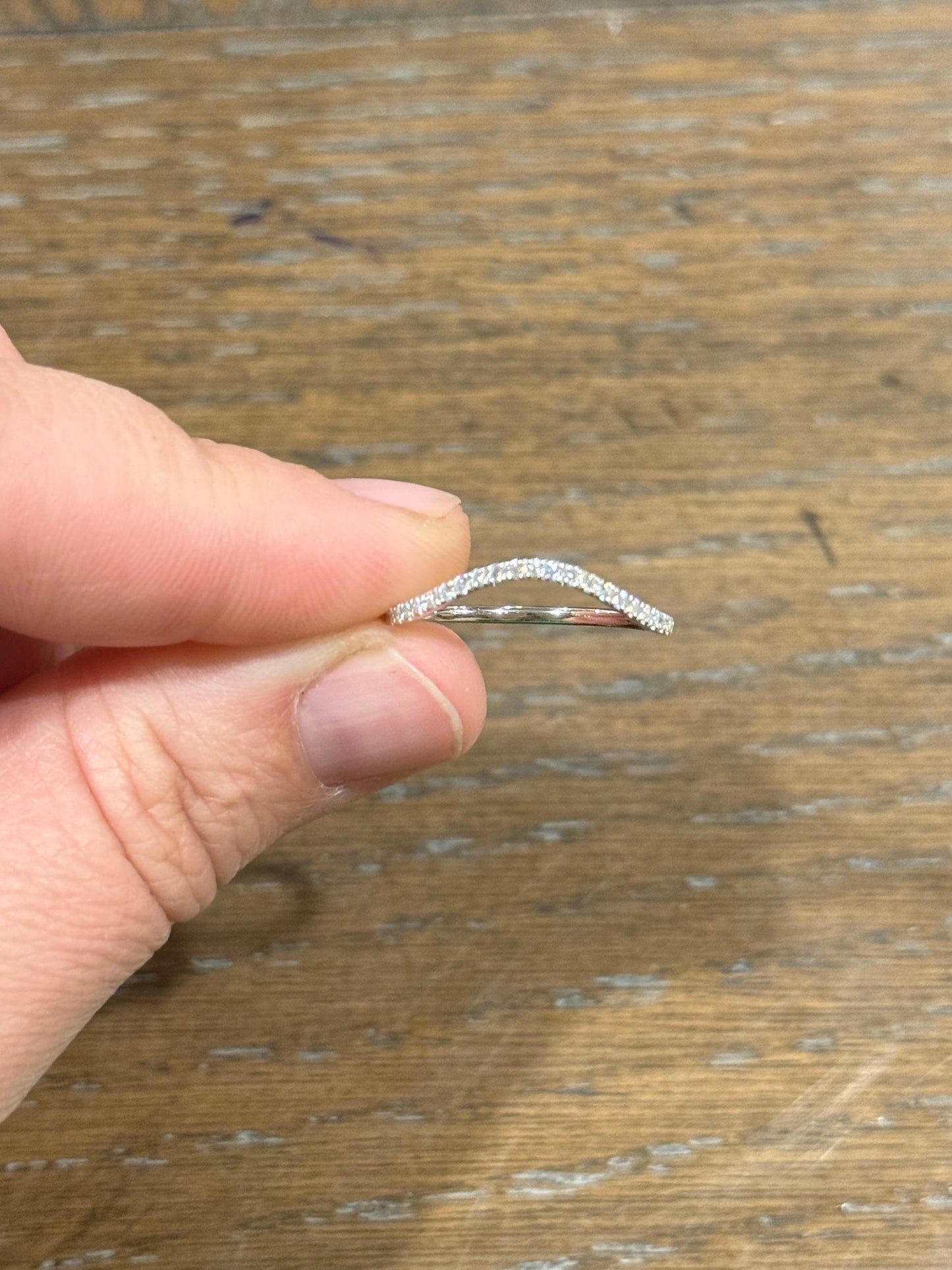 Vera Moissanite Wedding Band