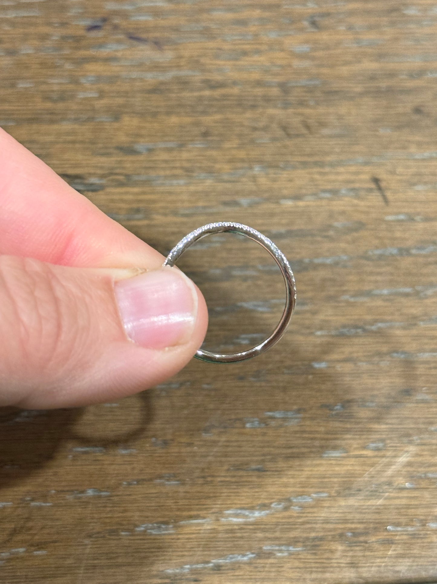 Vera Moissanite Wedding Band