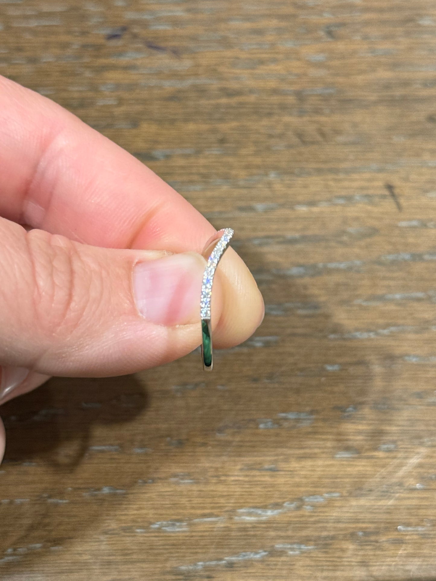 Vera Moissanite Wedding Band