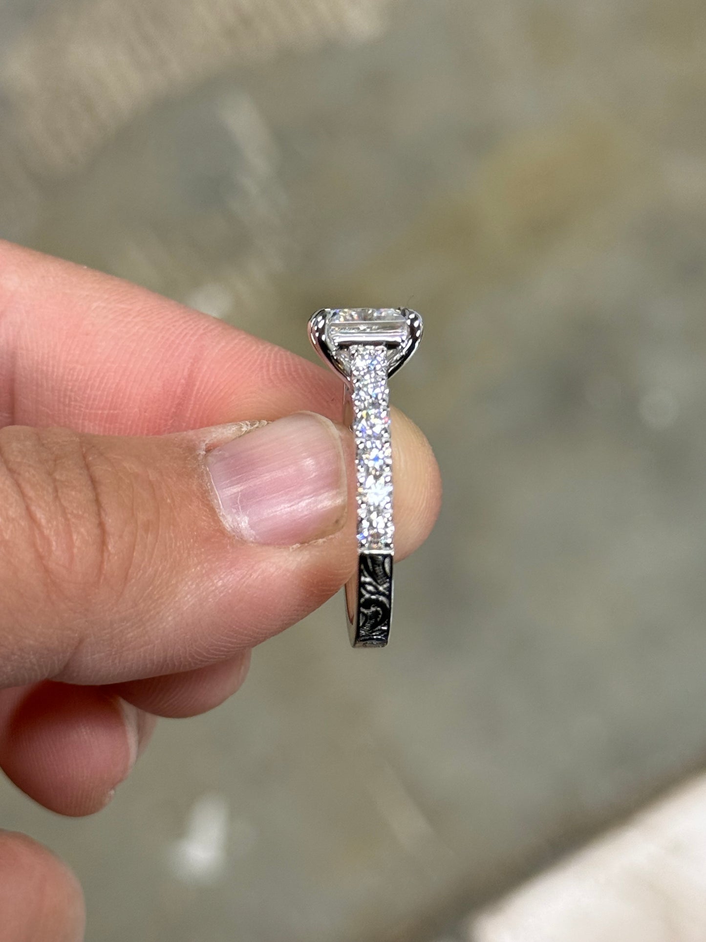 Johanna Cathedral Engagement Ring Engagement Rings Tines Ranch Co