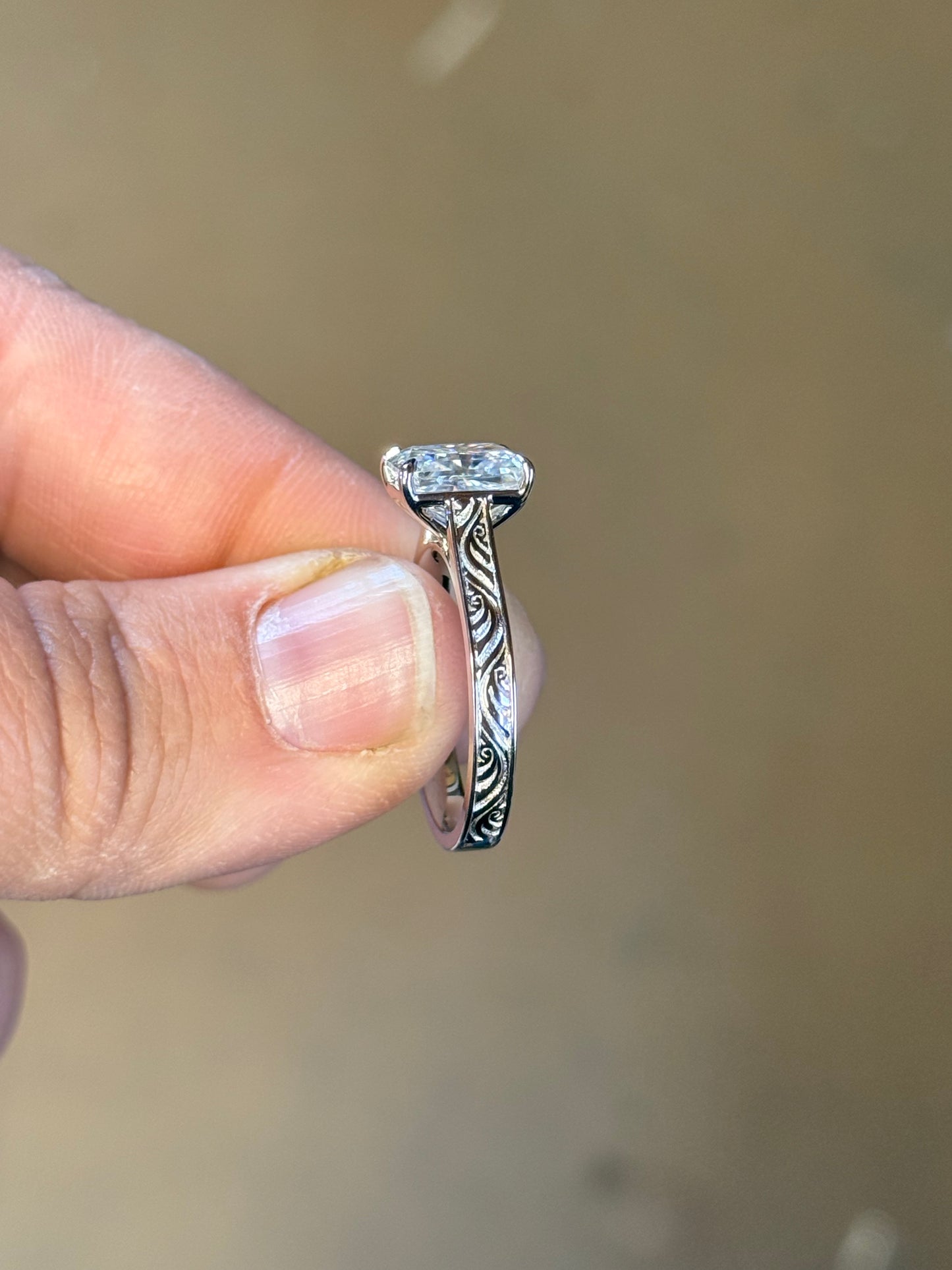 Bentley Cathedral Sterling Silver Engagement Ring Engagement Rings Tines Ranch Co