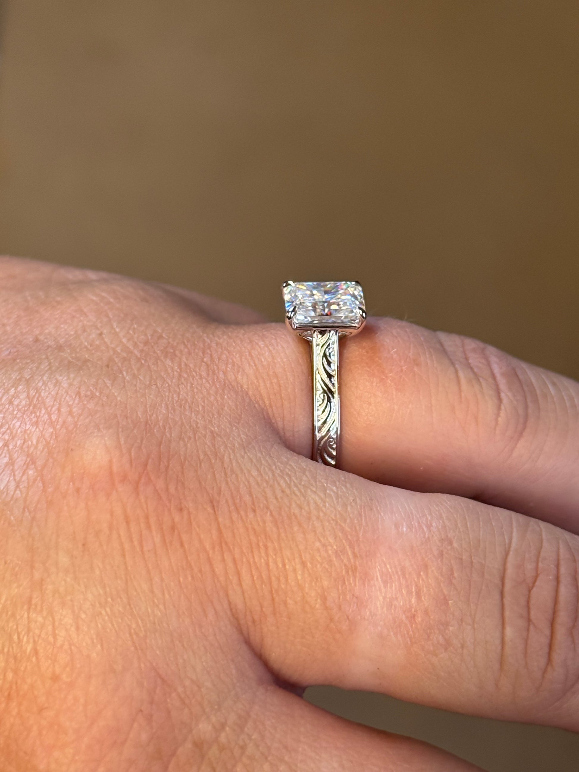 Bentley Cathedral Sterling Silver Engagement Ring Engagement Rings Tines Ranch Co
