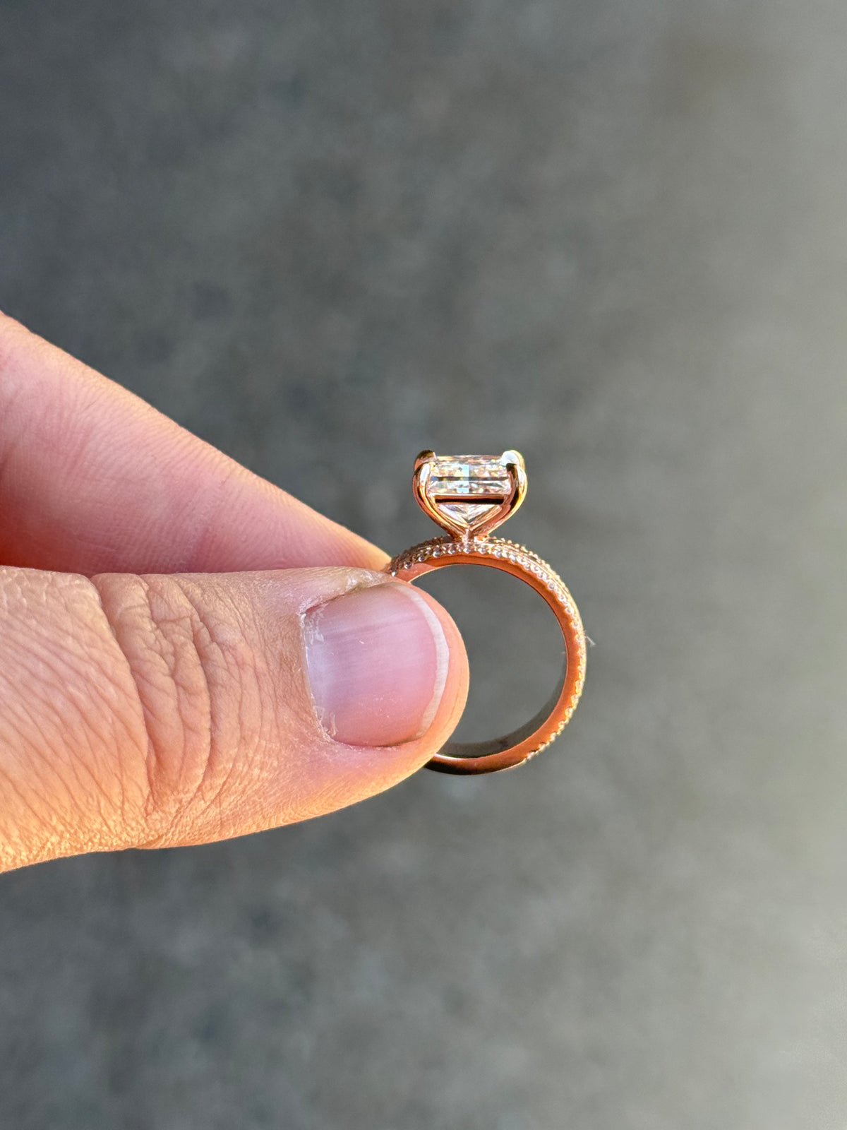 McKenna 3ct DIAMOND Engagement Ring Engagement Rings Tines Ranch Co